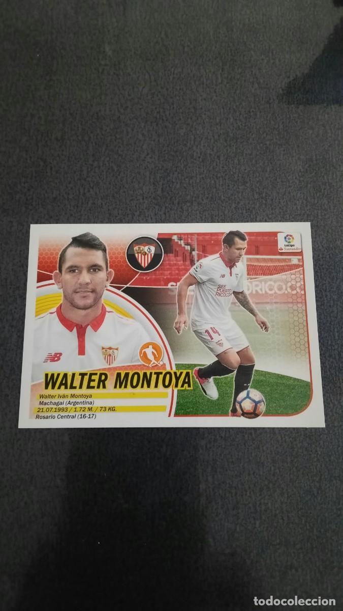 Cromos de f&uacute;tbol: Walter Montoya 33 Sevilla Liga Este Mercado de Invierno 2016 2017