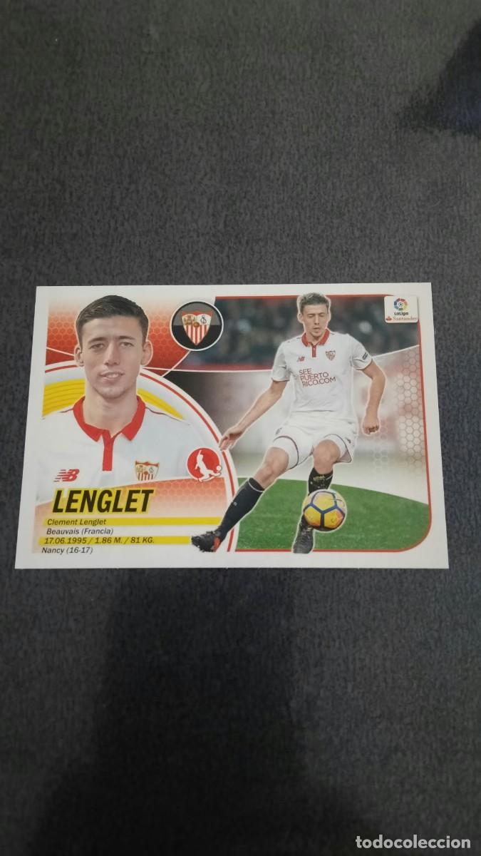 Cromos de f&uacute;tbol: Lenglet 32 Sevilla Liga Este Mercado de Invierno 2016 2017