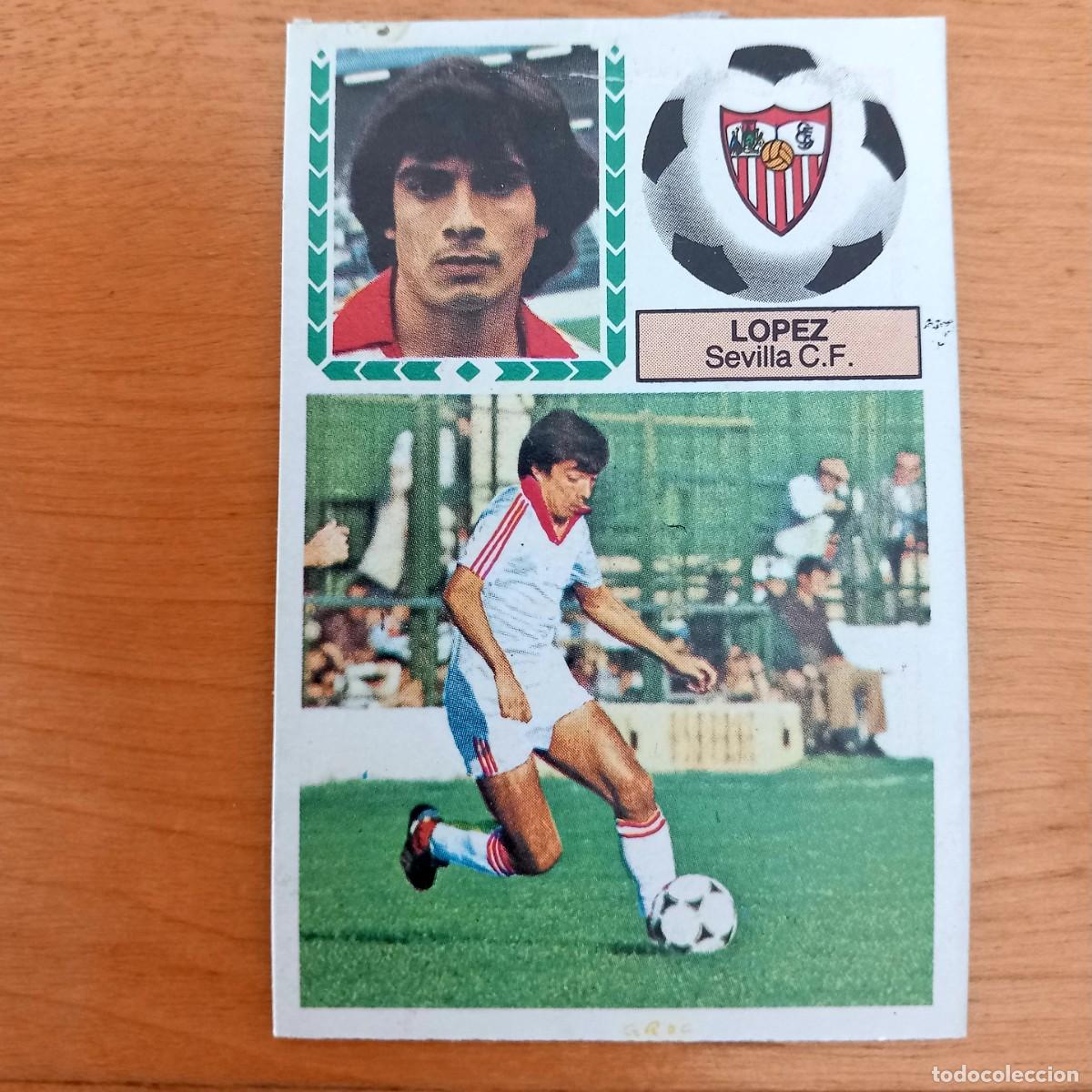 Fu&szlig;ball-Sticker: Lopez Sevilla liga 83 84 ediciones este