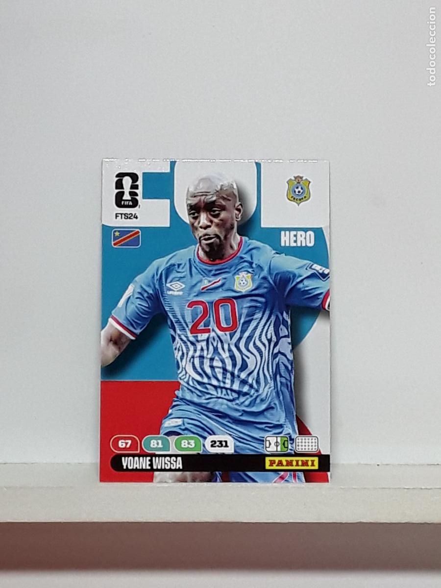 Cromos de f&uacute;tbol: ADRENALYN MUNDIAL 2026 WORLD CUP 26 ALBUM PANINI N FTS24 FTS 24 CONGO YOANE WISSA