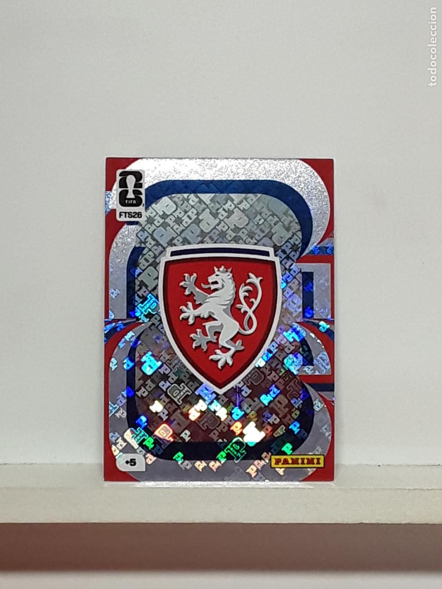 Cromos de f&uacute;tbol: ADRENALYN MUNDIAL 2026 WORLD CUP 26 ALBUM PANINI N FTS26 FTS 26 CHECA CZECHIA ESCUDO LOGO