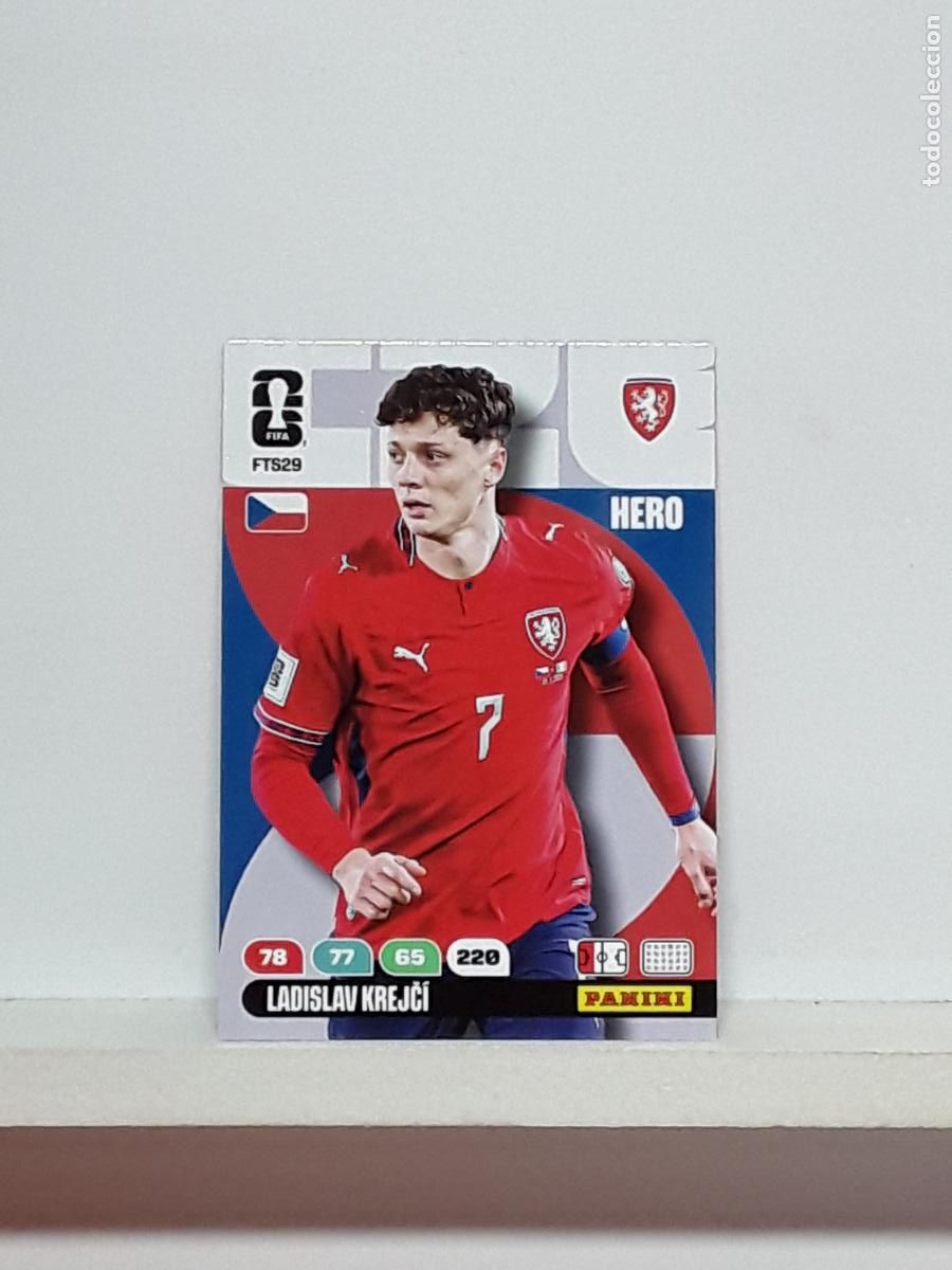 Cromos de f&uacute;tbol: ADRENALYN MUNDIAL 2026 WORLD CUP 26 ALBUM PANINI N FTS29 FTS 29 CHECA CZECHIA LADISLAV KREJCI