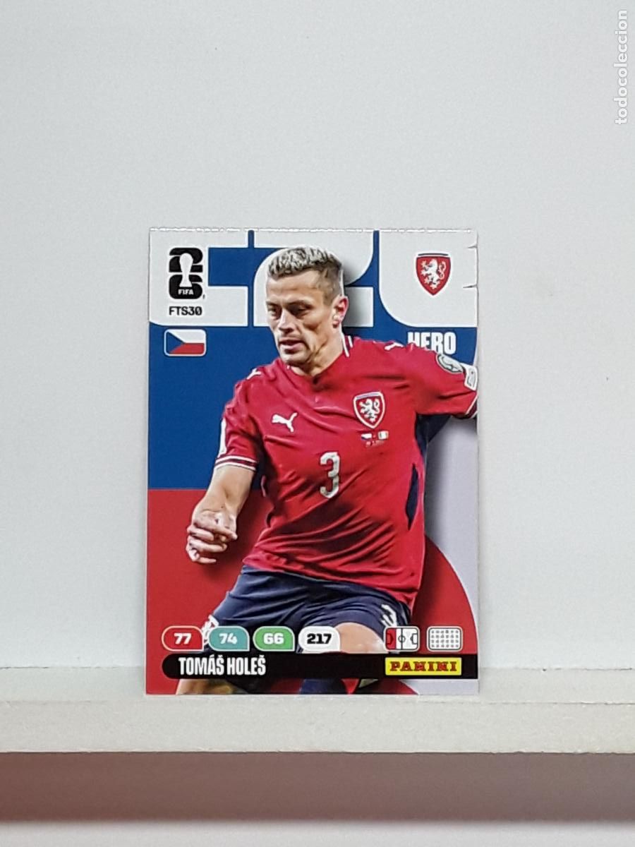 Cromos de f&uacute;tbol: ADRENALYN MUNDIAL 2026 WORLD CUP 26 ALBUM PANINI N FTS30 FTS 30 CHECA CZECHIA TOMAS HOLES