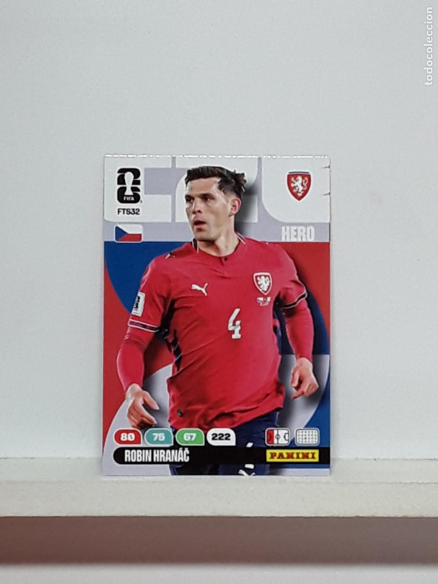 Cromos de f&uacute;tbol: ADRENALYN MUNDIAL 2026 WORLD CUP 26 ALBUM PANINI N FTS32 FTS 32 CHECA CZECHIA ROBIN HRANAC