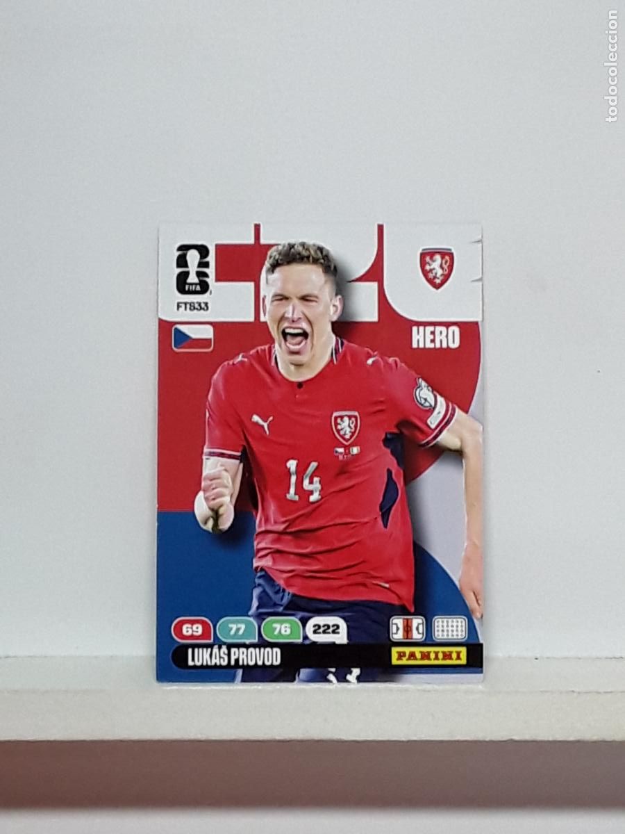 Cromos de f&uacute;tbol: ADRENALYN MUNDIAL 2026 WORLD CUP 26 ALBUM PANINI N FTS33 FTS 33 CHECA CZECHIA LUKAS PROVOD
