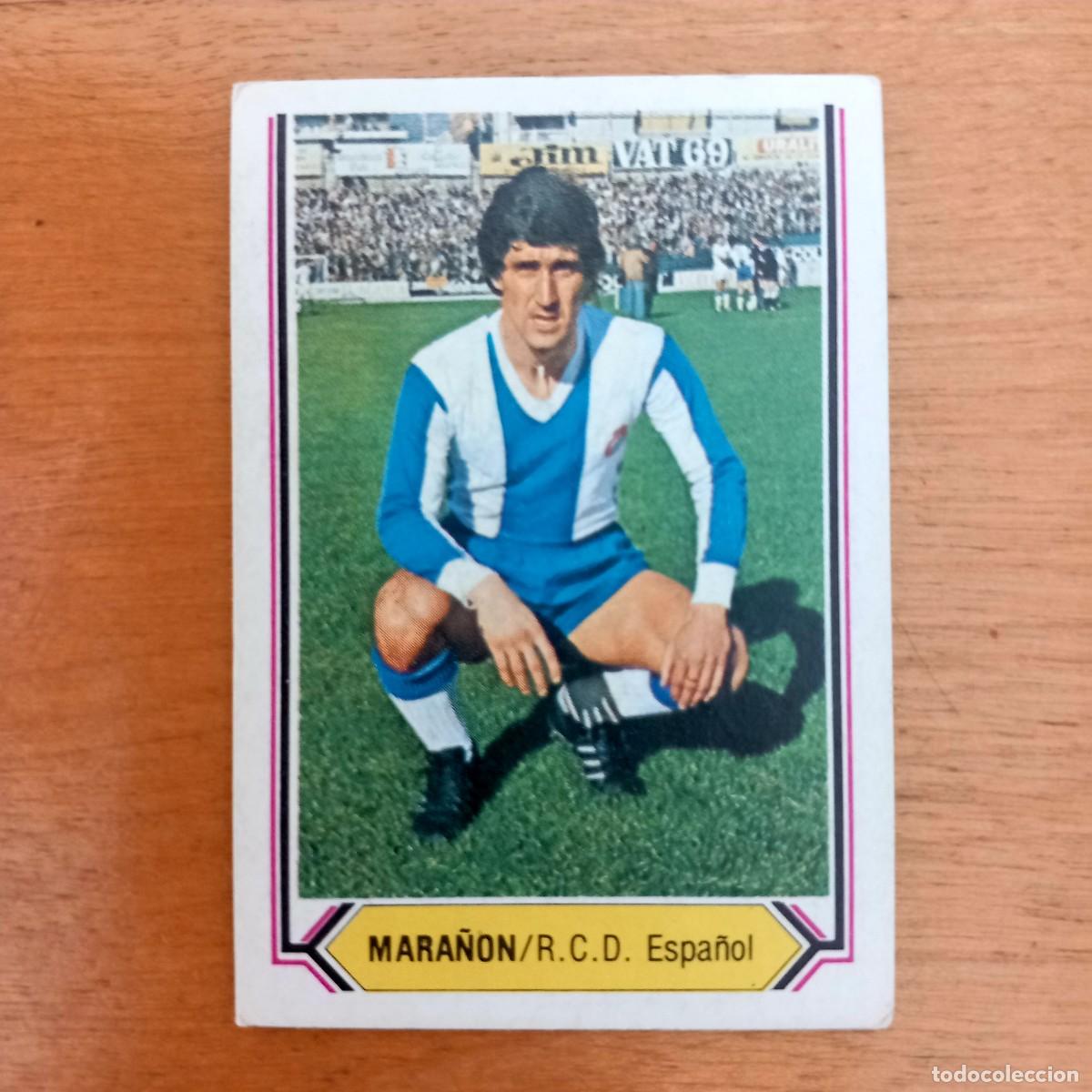 Cromos de f&uacute;tbol: Mara&ntilde;on Espa&ntilde;ol LIGA 80 81 Ediciones Este. Cromo sin pegar