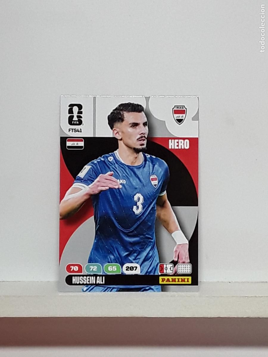 Football Stickers: ADRENALYN MUNDIAL 2026 WORLD CUP 26 ALBUM PANINI N FTS41 FTS 41 IRAQ IRAK HUSSEIN ALI
