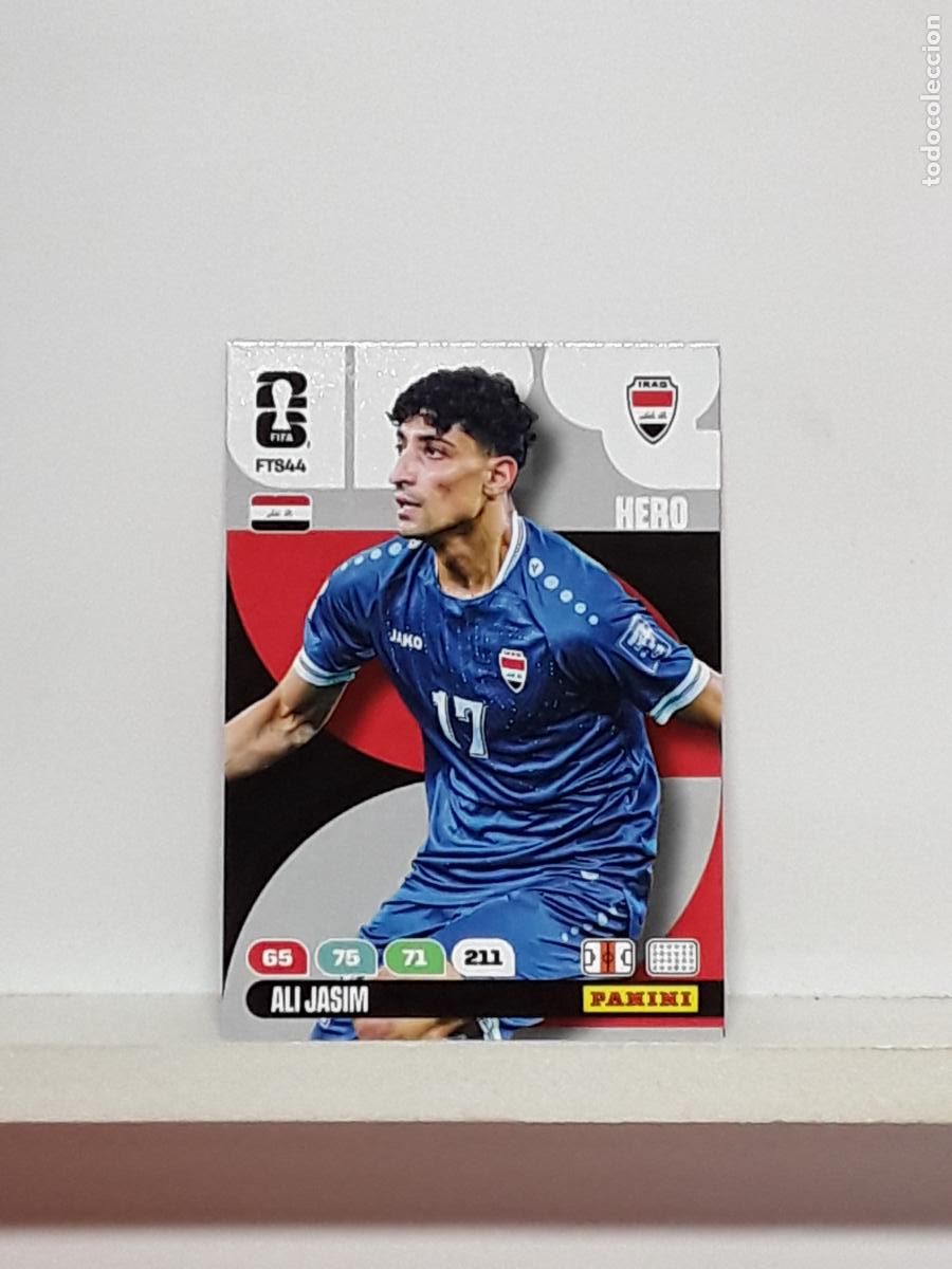 Cromos de f&uacute;tbol: ADRENALYN MUNDIAL 2026 WORLD CUP 26 ALBUM PANINI N FTS44 FTS 44 IRAQ IRAK ALI JASIM