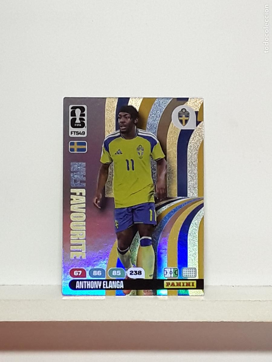 Cromos de f&uacute;tbol: ADRENALYN MUNDIAL 2026 WORLD CUP 26 ALBUM PANINI N FTS49 FTS 49 SUECIA SWEDEN ANTHONY ELANGA