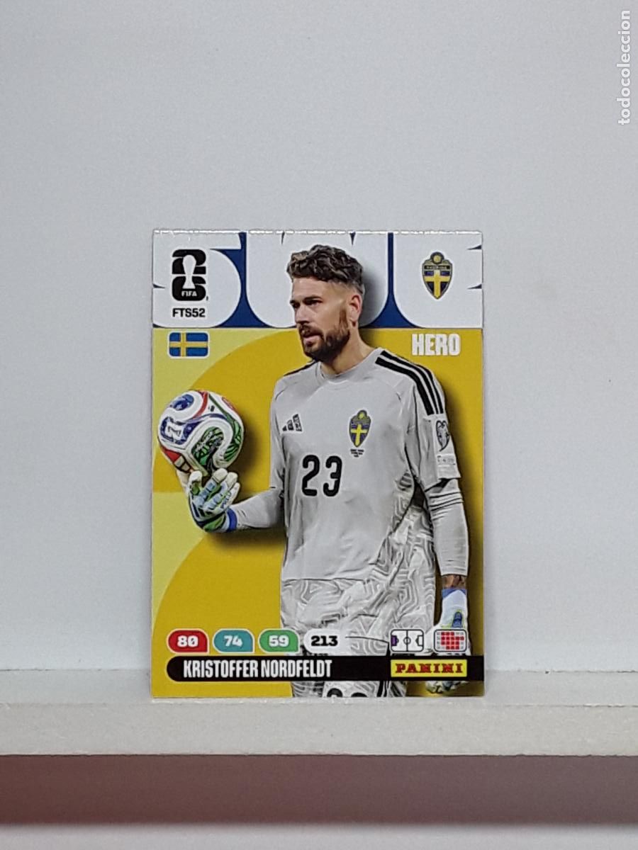 Cromos de f&uacute;tbol: ADRENALYN MUNDIAL 2026 WORLD CUP 26 ALBUM PANINI N FTS52 FTS 52 SUECIA SWEDEN KRISTOFFER NORDFELDT