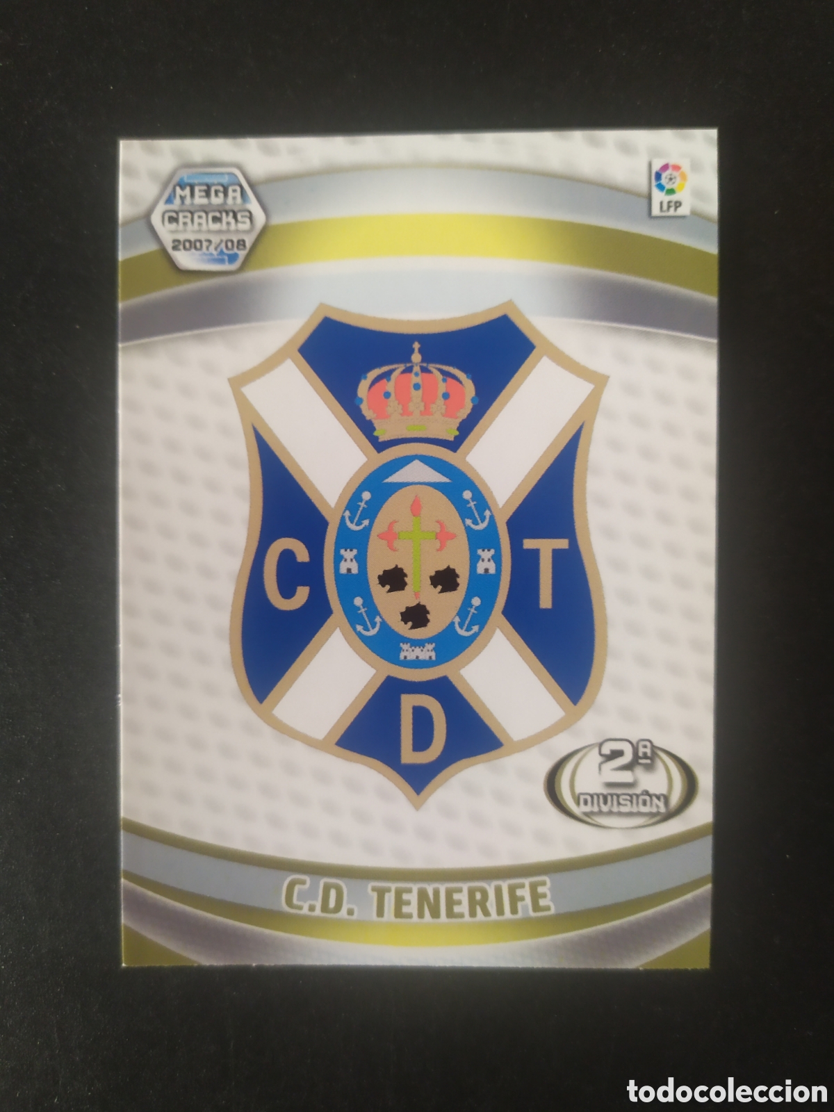 Cromos de f&uacute;tbol: Megacracks 2007 2008 07 08 panini escudo 2&ordf; segunda divisi&oacute;n n&deg; 421 Tenerife