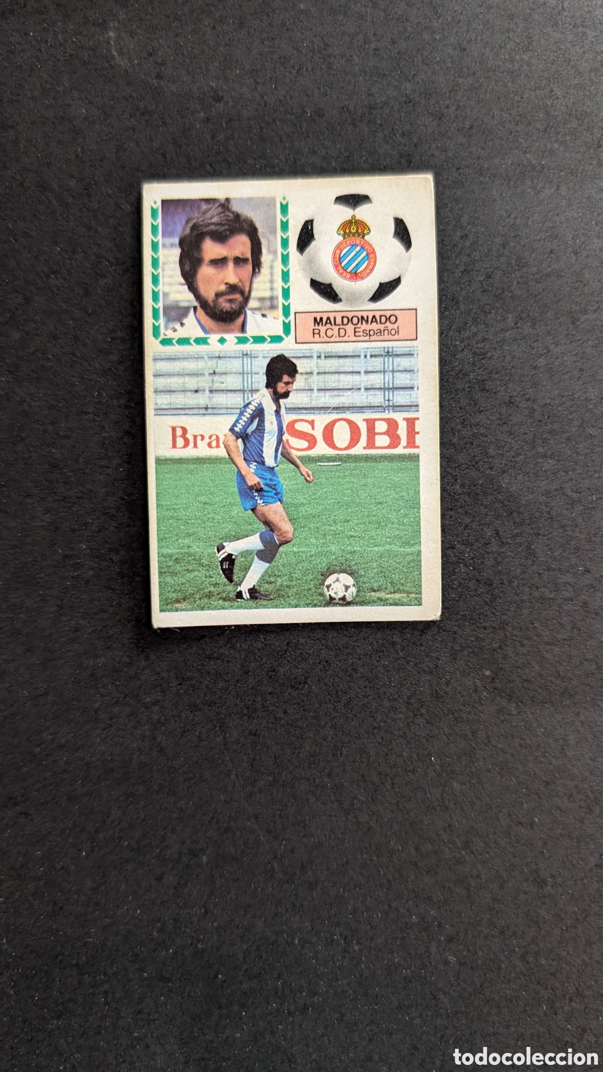 Cartes &agrave; collectionner de Football: L1 MALDONADO ESPA&Ntilde;OL FICHAJE 1 LIGA ESTE 1983/84 83 84 DESPEGADO