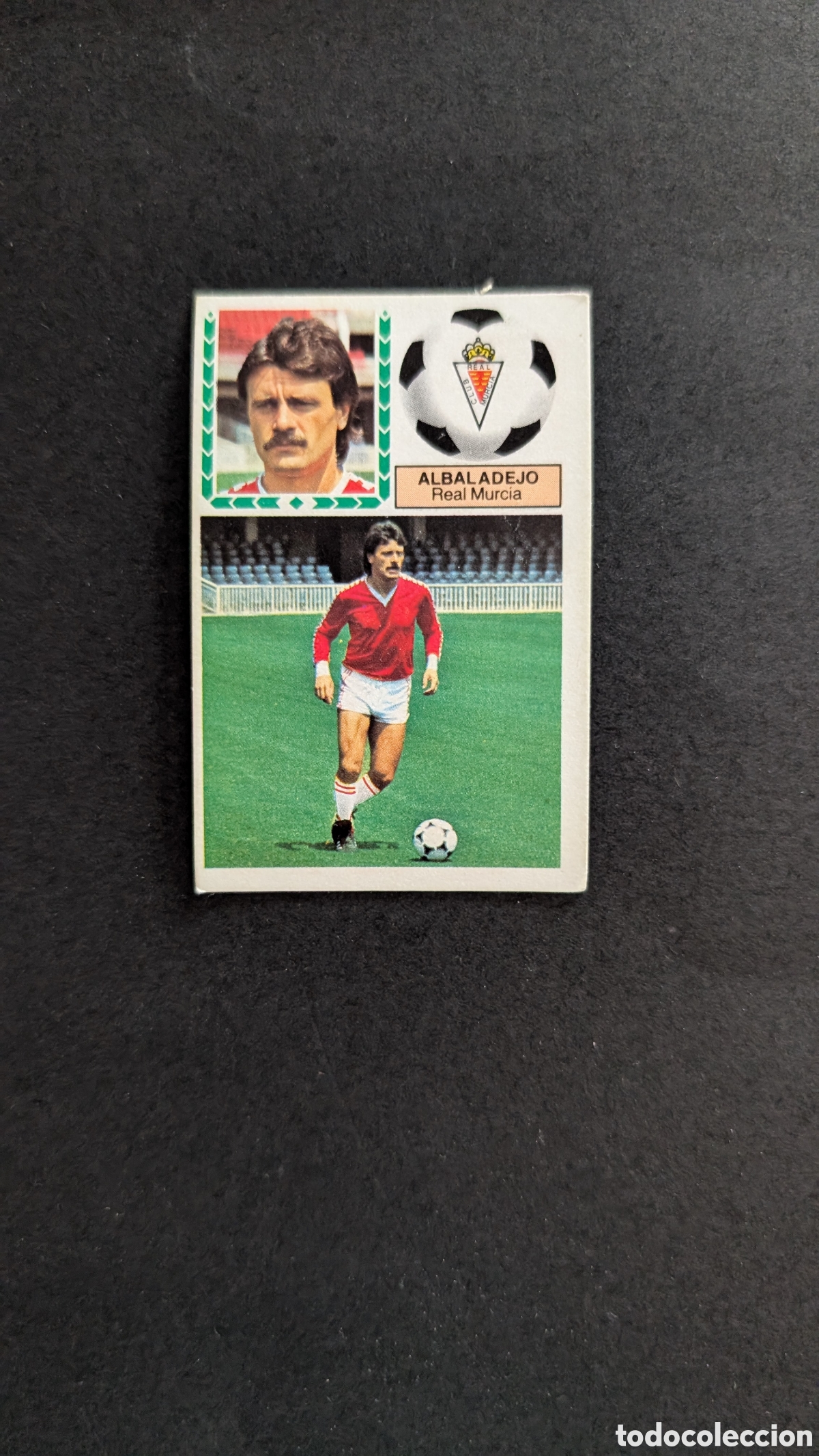 Football Stickers: L1 ALBALADEJO MURCIA VERSION FICHAJE 2 LIGA ESTE 1983/84 83 84 DESPEGADO