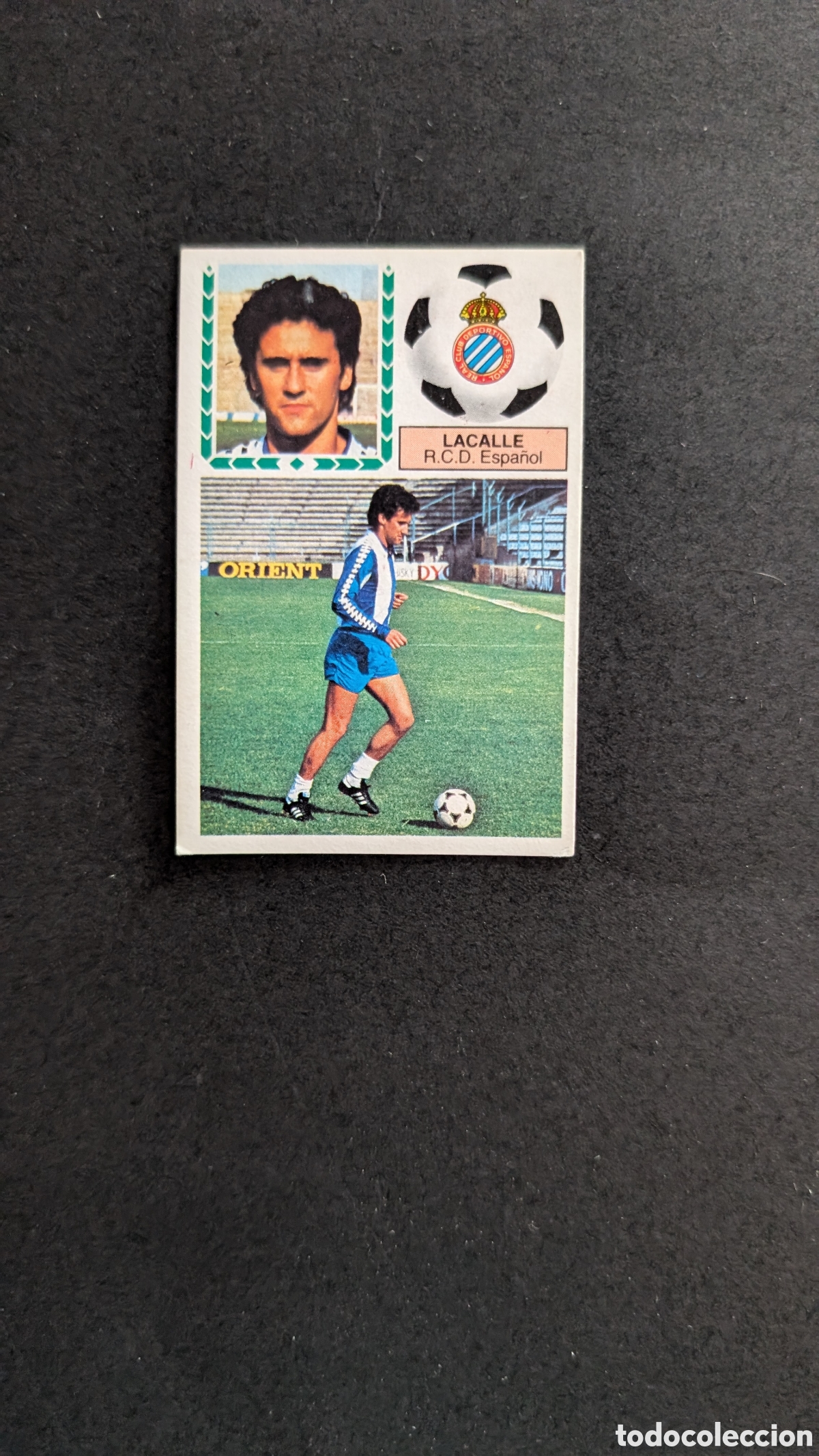 Football Stickers: L1 LACALLE ESPA&Ntilde;OL FICHAJE 6 LIGA ESTE 1983/84 83 84 DESPEGADO