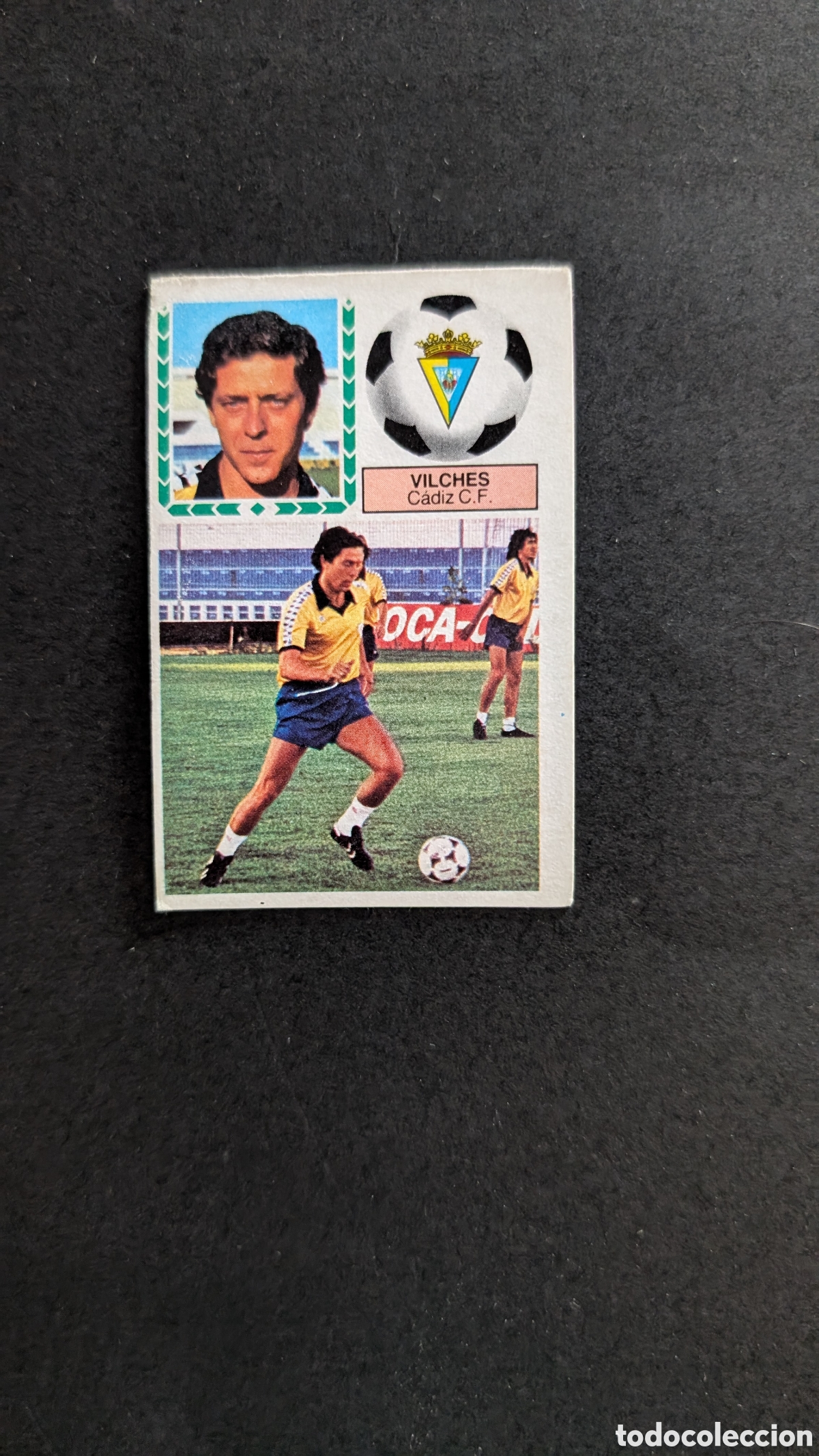 Cromos de Futebol: L1 VILCHES CADIZ VERSION FICHAJE 7 LIGA ESTE 1983/84 83 84 DESPEGADO