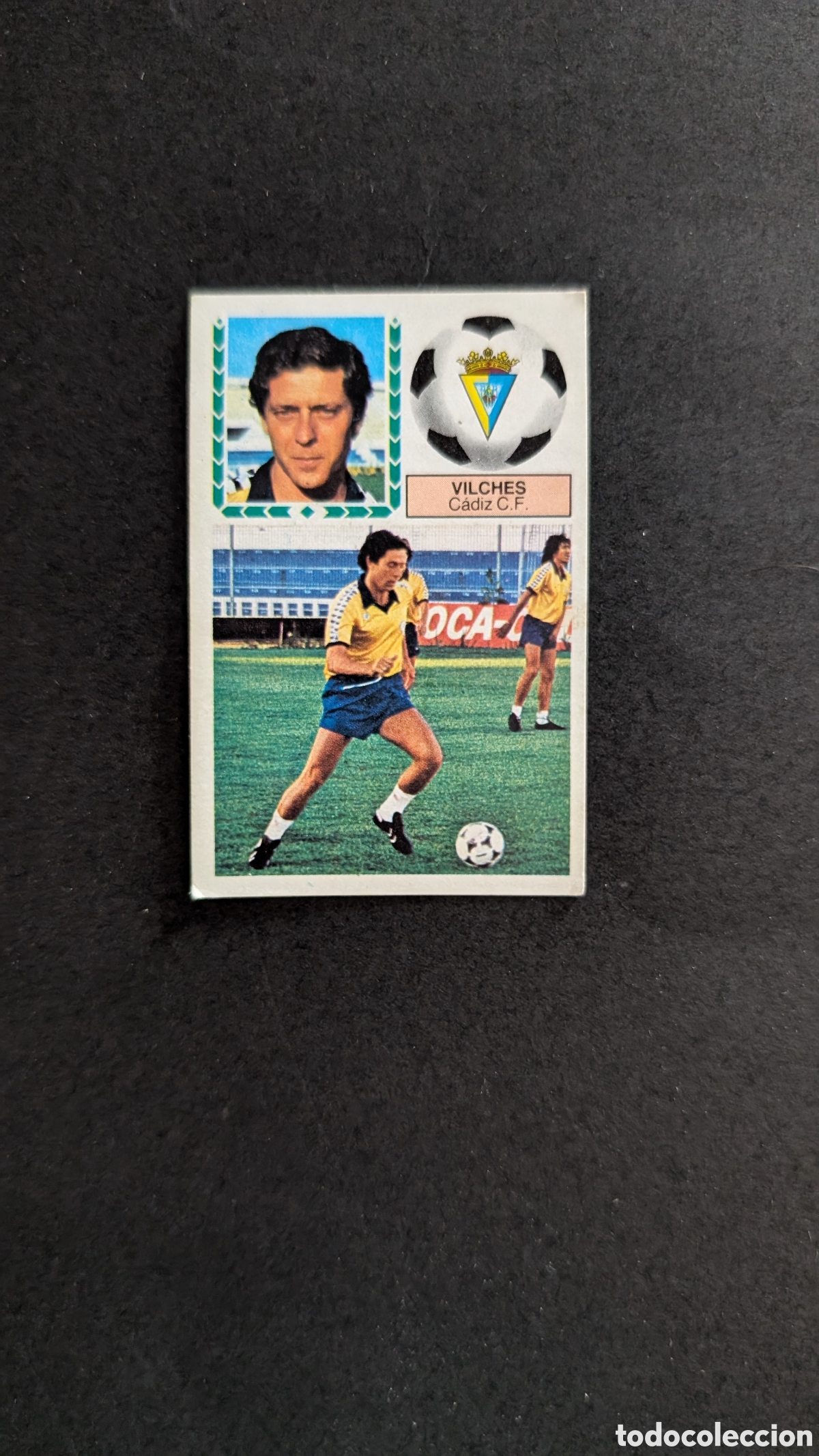 Cromos de Futebol: L1 VILCHES CADIZ VERSION FICHAJE 7 LIGA ESTE 1983/84 83 84 DESPEGADO