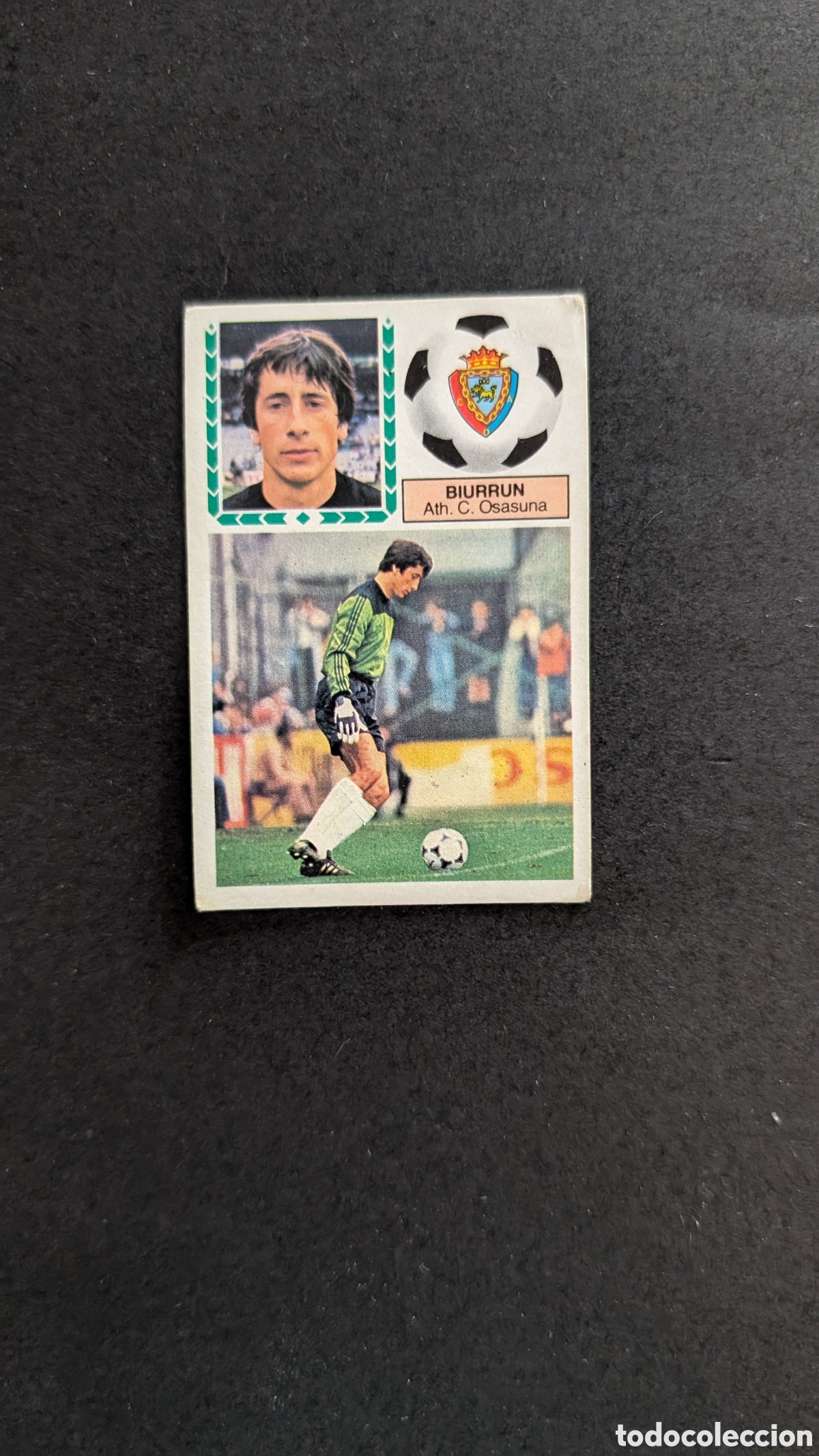 Cromos de Futebol: L1 BIURRUN OSASUNA FICHAJE 10 LIGA ESTE 1983/84 83 84 DESPEGADO