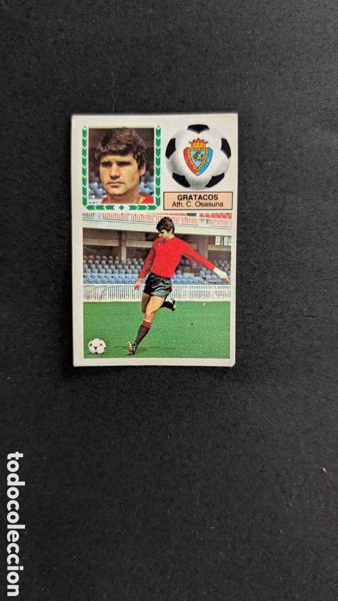 Cromos de Futebol: L1 GRATACOS OSASUNA FICHAJE 12 LIGA ESTE 1983/84 83 84 DESPEGADO