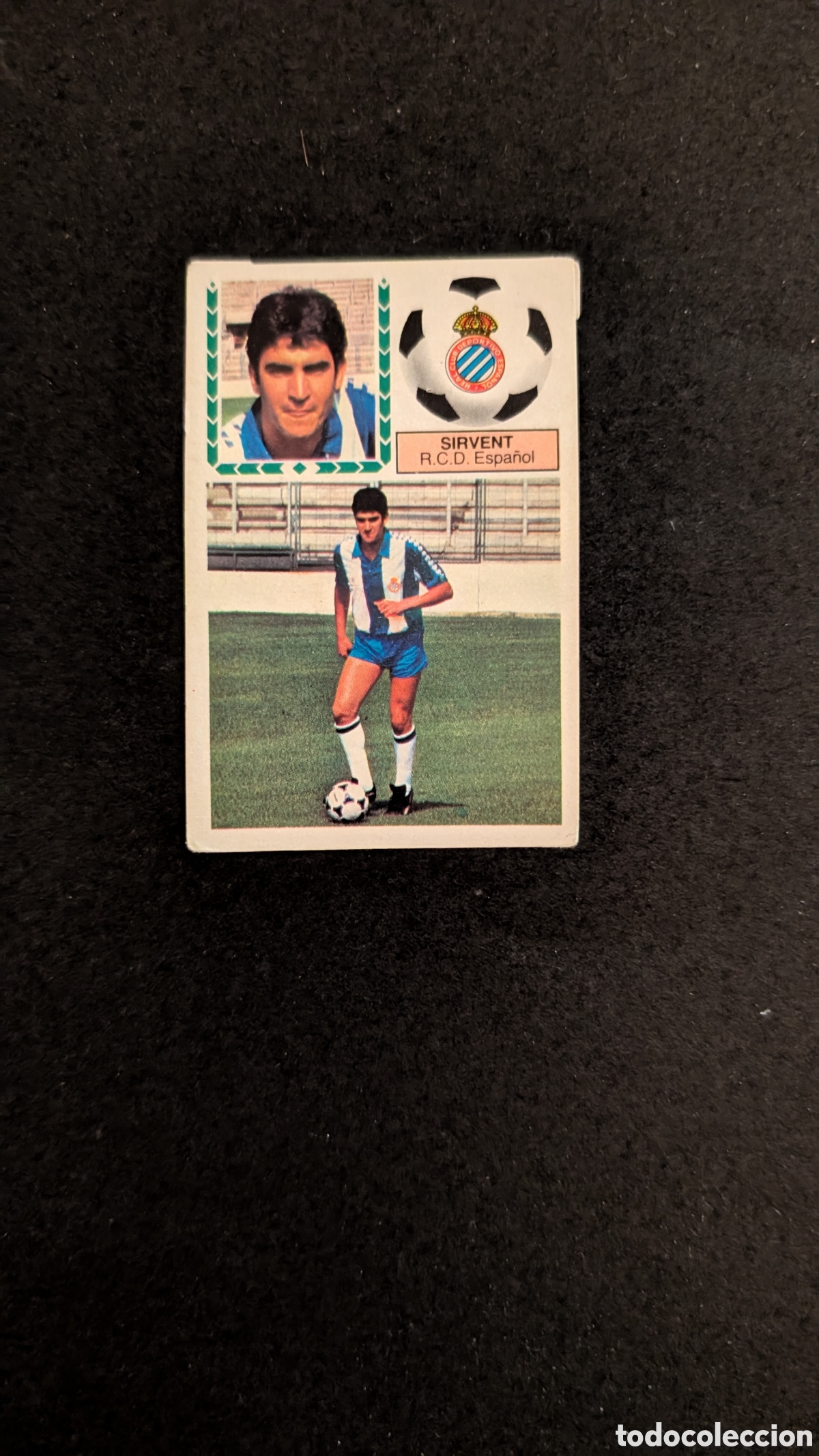 Fu&szlig;ball-Sticker: L1 SIRVENT ESPA&Ntilde;OL COLOCA LIGA ESTE 1983/84 83 84 DESPEGADO
