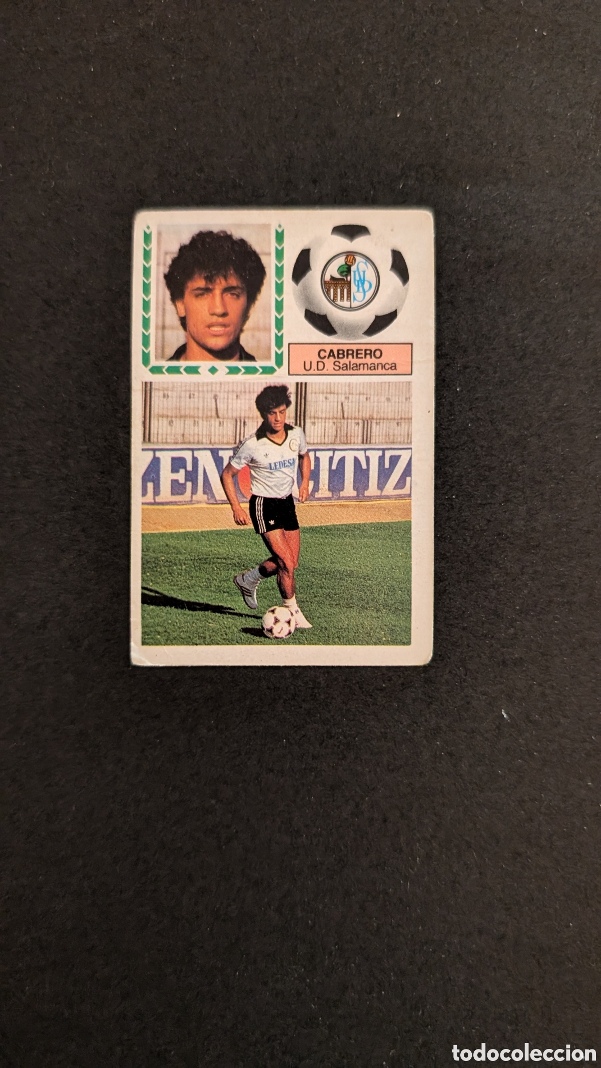 Cromos de Futebol: L1 CABRERO SALAMANCA COLOCA LIGA ESTE 1983/84 83 84 DESPEGADO LEVE