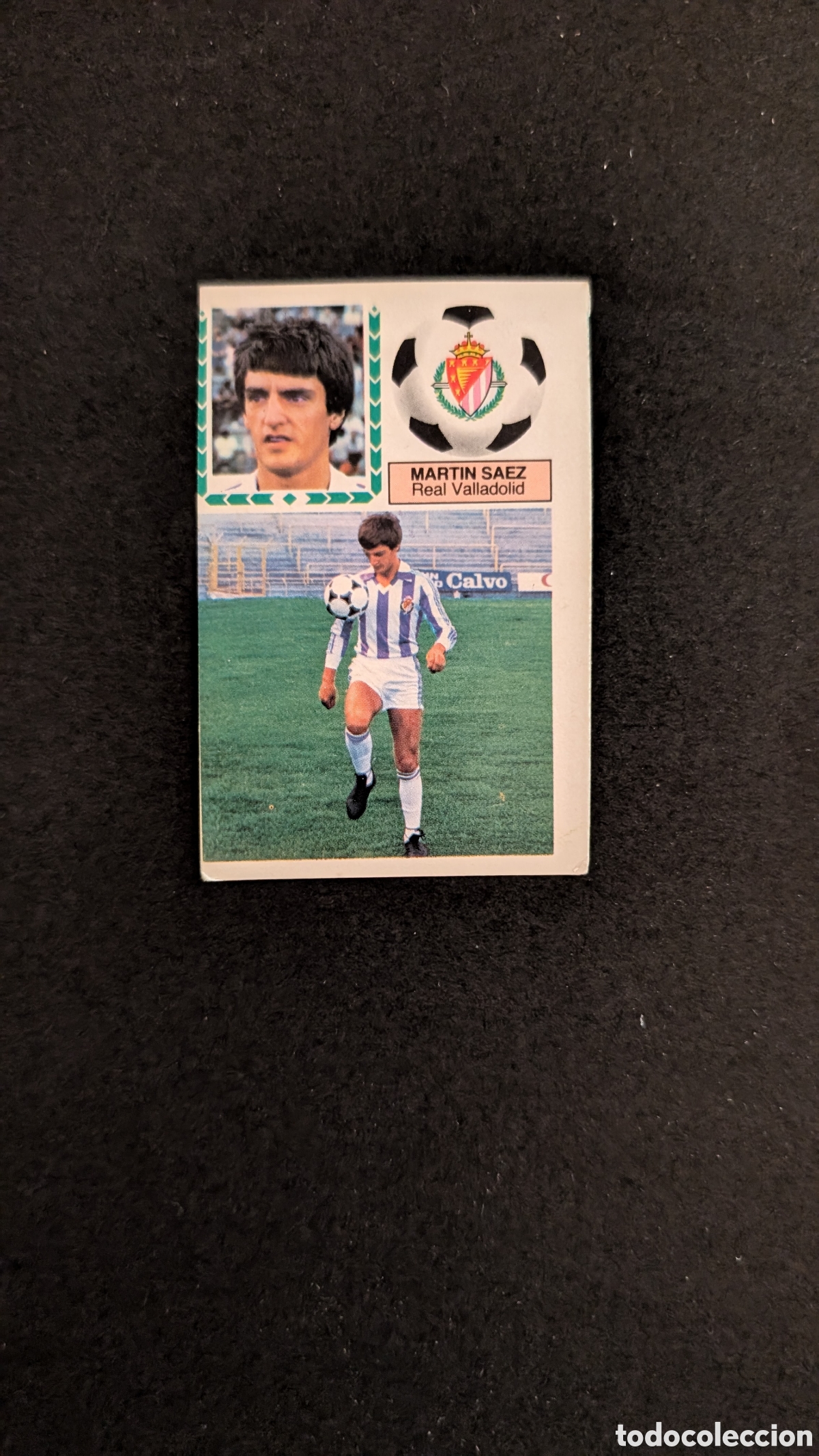 Fu&szlig;ball-Sticker: L1 MARTIN SAEZ VALLADOLID COLOCA LIGA ESTE 1983/84 83 84 DESPEGADO LEVE