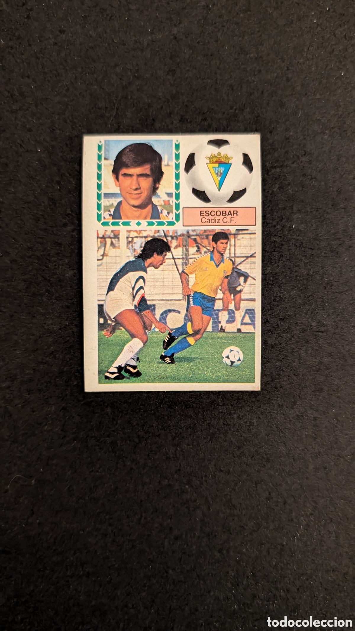 Figurine di Calcio: L1 ESCOBAR CADIZ VERSION MEYBA LIGA ESTE 1983/84 83 84 DESPEGADO
