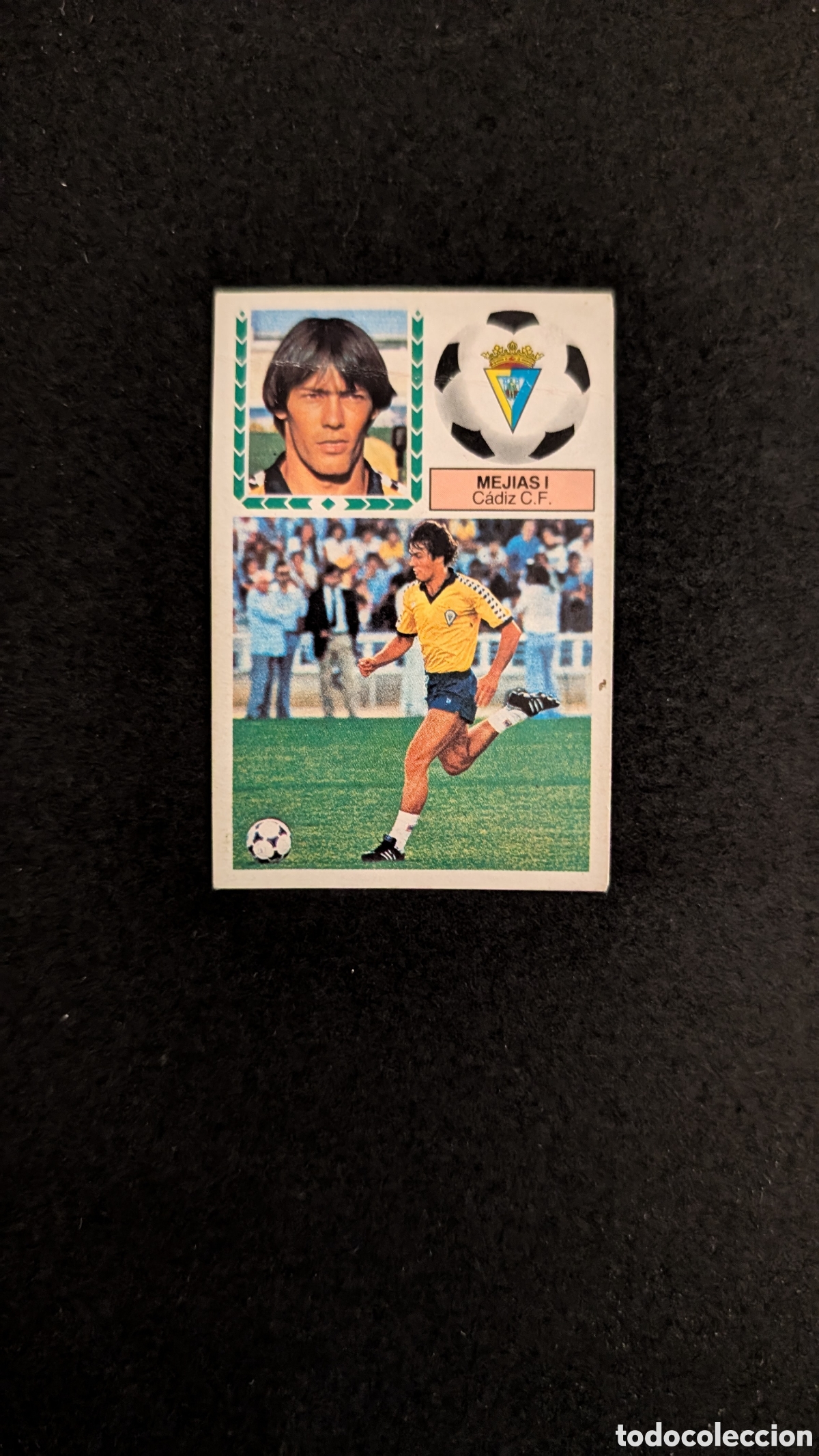 Figurine di Calcio: L1 MEJIAS I CADIZ VERSION MEYBA LIGA ESTE 1983/84 83 84 DESPEGADO