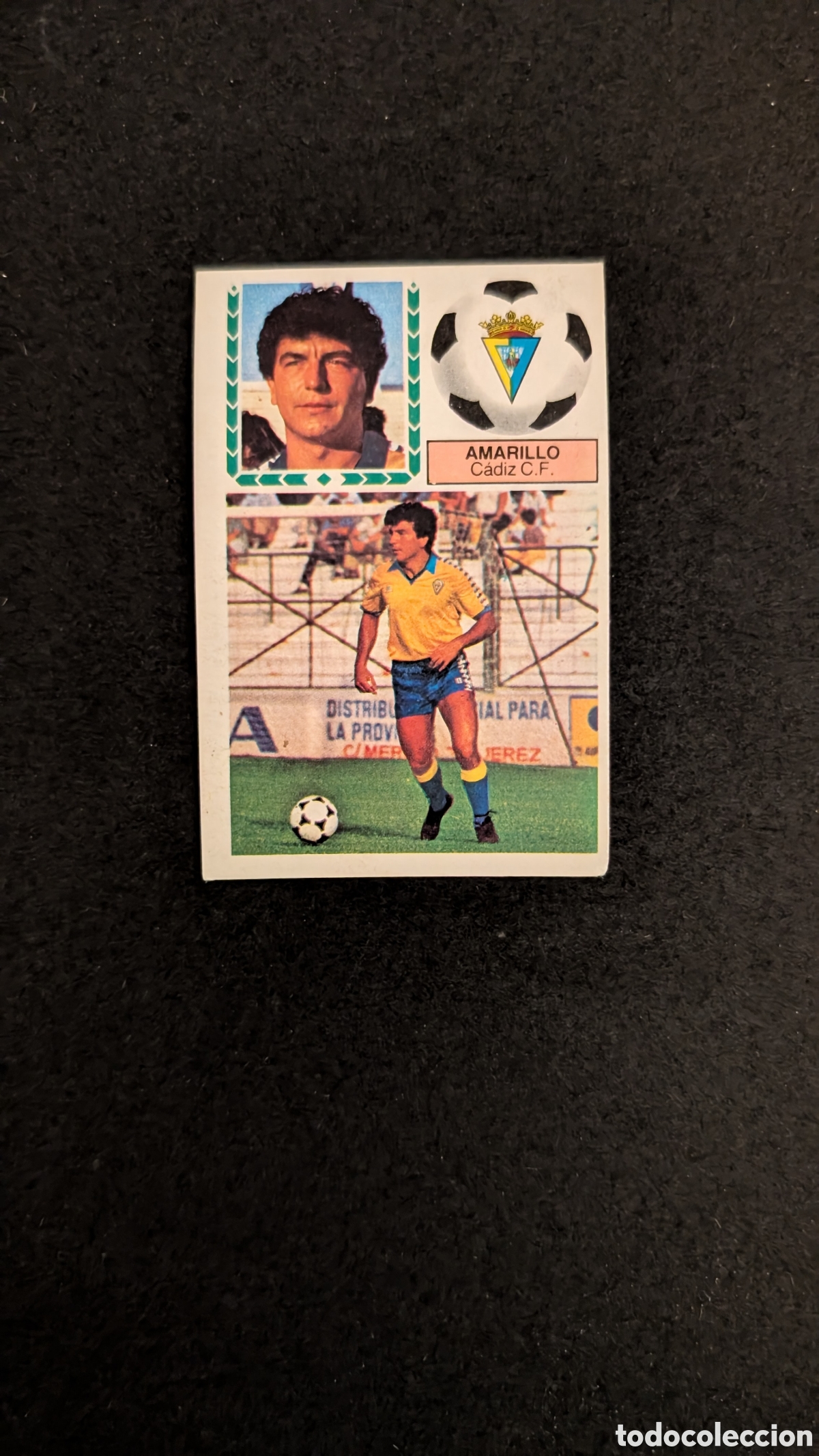 Figurine di Calcio: L1 AMARILLO CADIZ VERSION MEYBA LIGA ESTE 1983/84 83 84 DESPEGADO LEVE