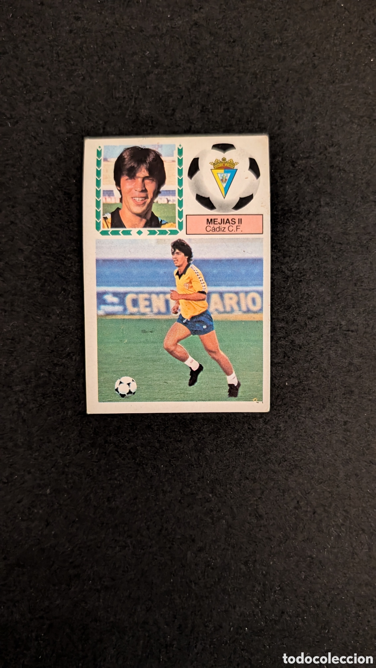 Figurine di Calcio: L1 MEJIAS II CADIZ VERSION MEYBA LIGA ESTE 1983/84 83 84 DESPEGADO