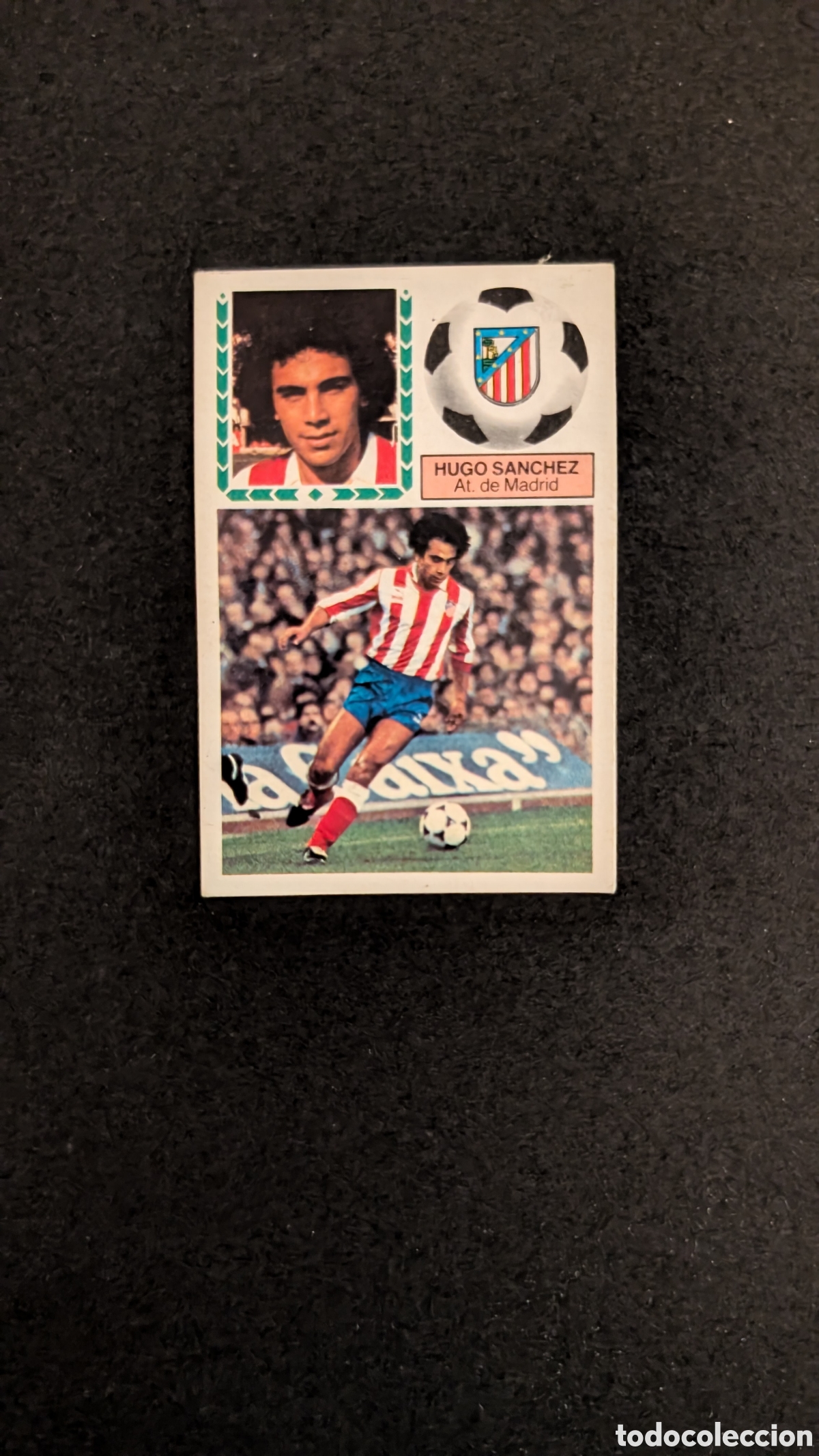Figurine di Calcio: L1 HUGO SANCHEZ ATLETICO MADRID LIGA ESTE 1983/84 83 84 DESPEGADO