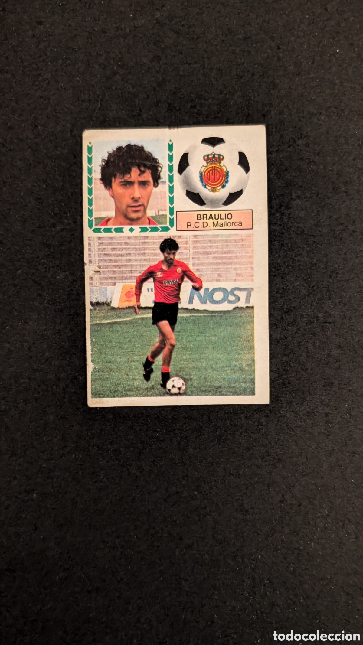 Cromos de f&uacute;tbol: L1 BRAULIO MALLORCA VERSION LIGA ESTE 1983/84 83 84 DESPEGADO