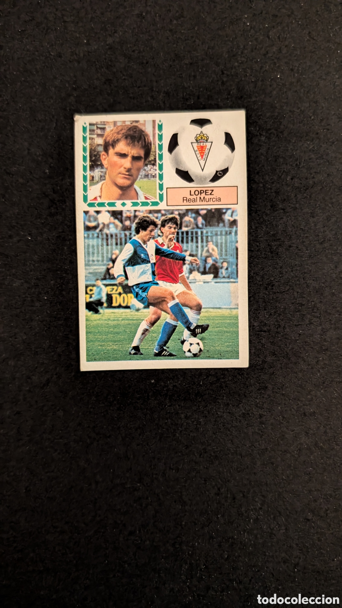 Figurine di Calcio: L1 LOPEZ MURCIA LIGA ESTE 1983/84 83 84 DESPEGADO