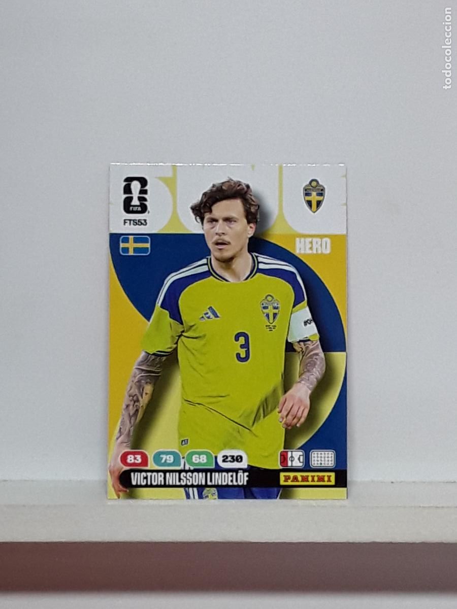 Fu&szlig;ball-Sticker: ADRENALYN MUNDIAL 2026 WORLD CUP 26 ALBUM PANINI N FTS53 FTS 53 SUECIA VICTOR NILSSON LINDELOF