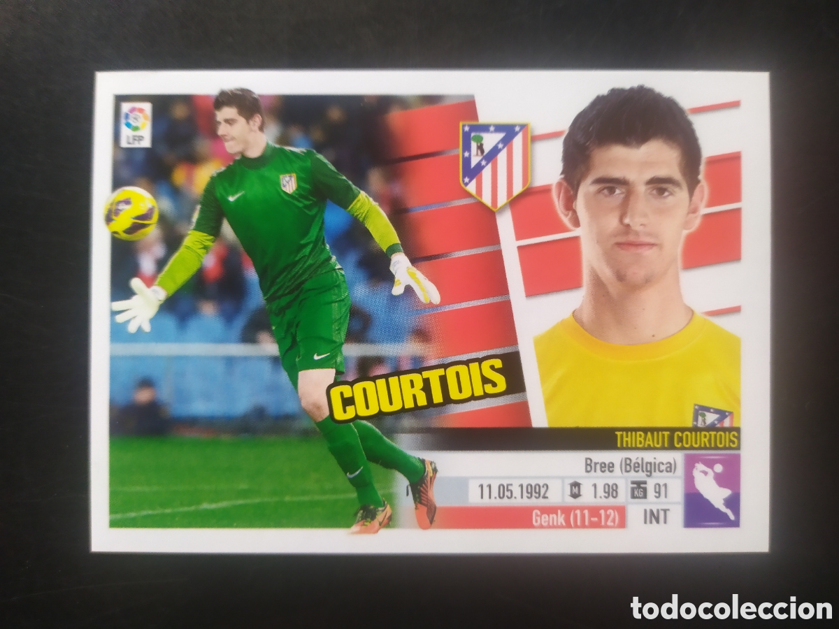 Cromos de f&uacute;tbol: Liga este 2013 2014 13 14 panini Courtois n&deg; 1 Atl&eacute;tico Madrid