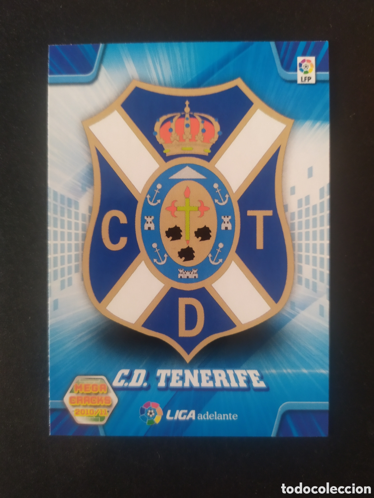 Fu&szlig;ball-Sticker: Megacracks 2010 2011 10 11 panini escudo n&deg; 416 Tenerife