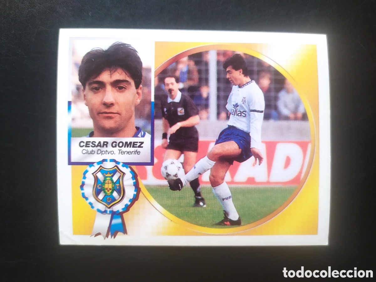 Fu&szlig;ball-Sticker: Liga este 1994 1995 94 95 C&eacute;sar G&oacute;mez Tenerife