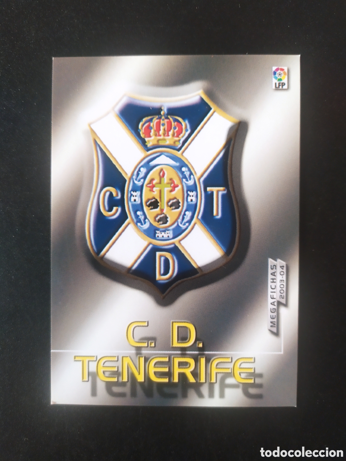 Cromos de f&uacute;tbol: Megafichas 2003 2004 03 04 panini escudo 2 division n&deg; 425 Tenerife megacracks