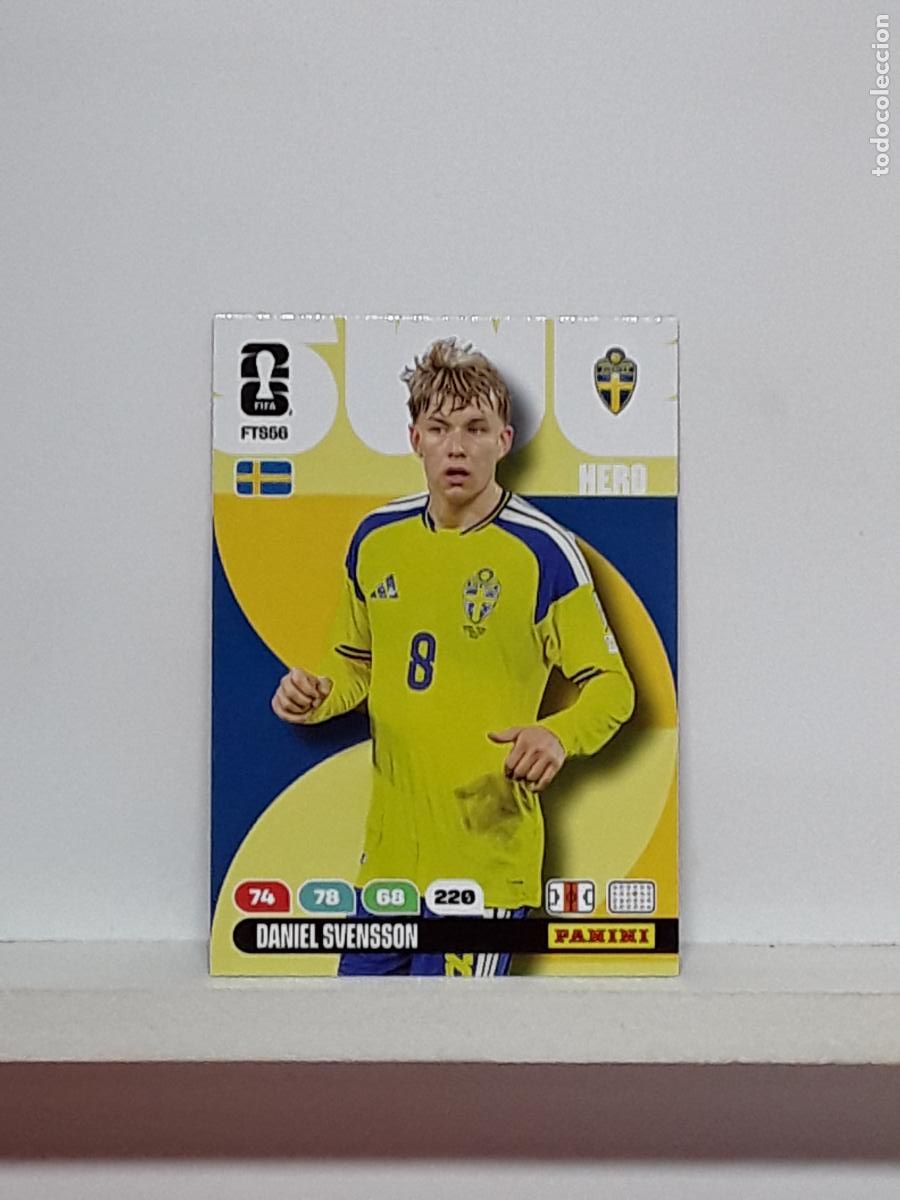 Cromos de f&uacute;tbol: ADRENALYN MUNDIAL 2026 WORLD CUP 26 ALBUM PANINI N FTS56 FTS 56 SUECIA SWEDEN DANIEL SVENSSON