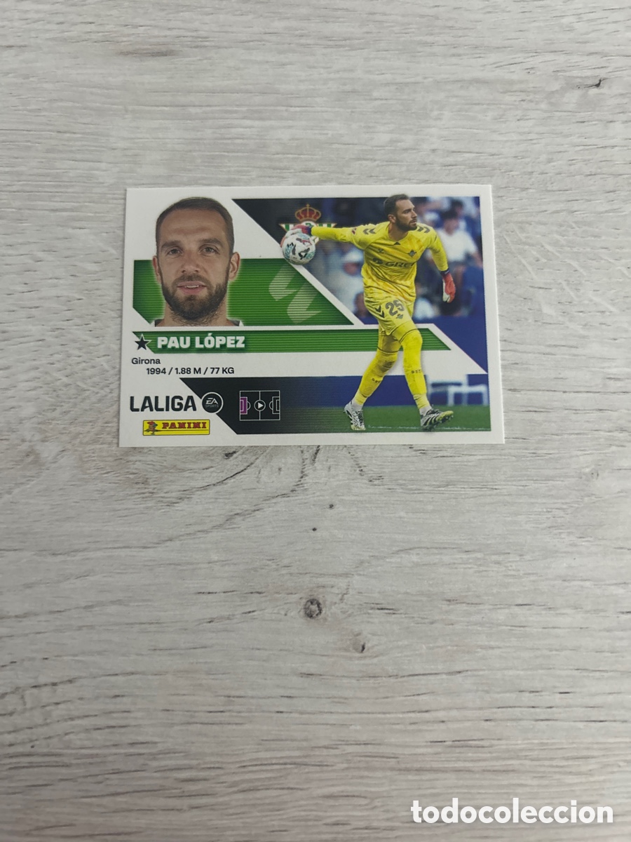 Cromos de f&uacute;tbol: Pau Lopez 4 Betis Liga Este 2026/27 26-27 Panini
