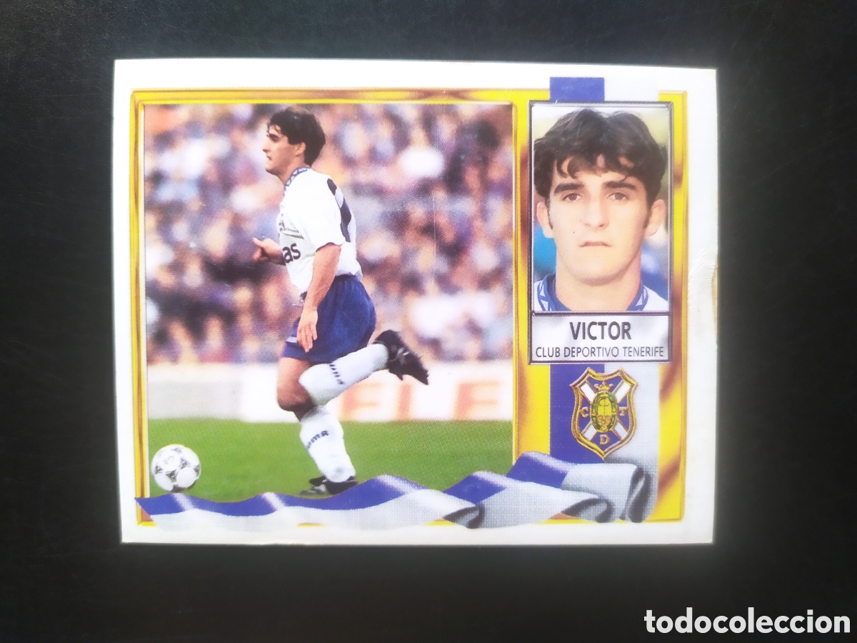 Fu&szlig;ball-Sticker: Liga este 1995 1996 95 96 Victor Tenerife sin pegar