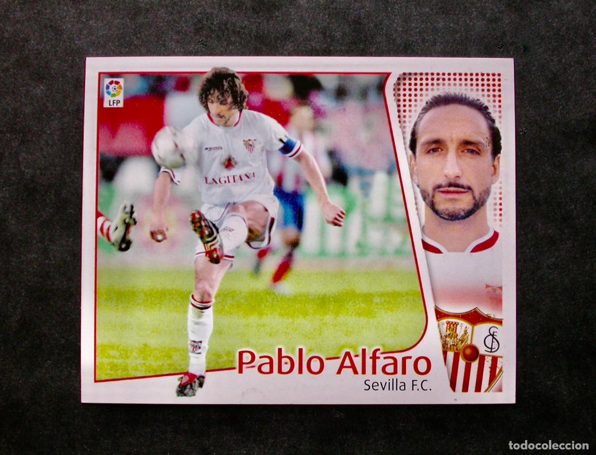 Cromos de f&uacute;tbol: PABLO ALFARO / SEVILLA / EDICIONES ESTE LIGA 2004-2005 04-05 / NUNCA PEGADO