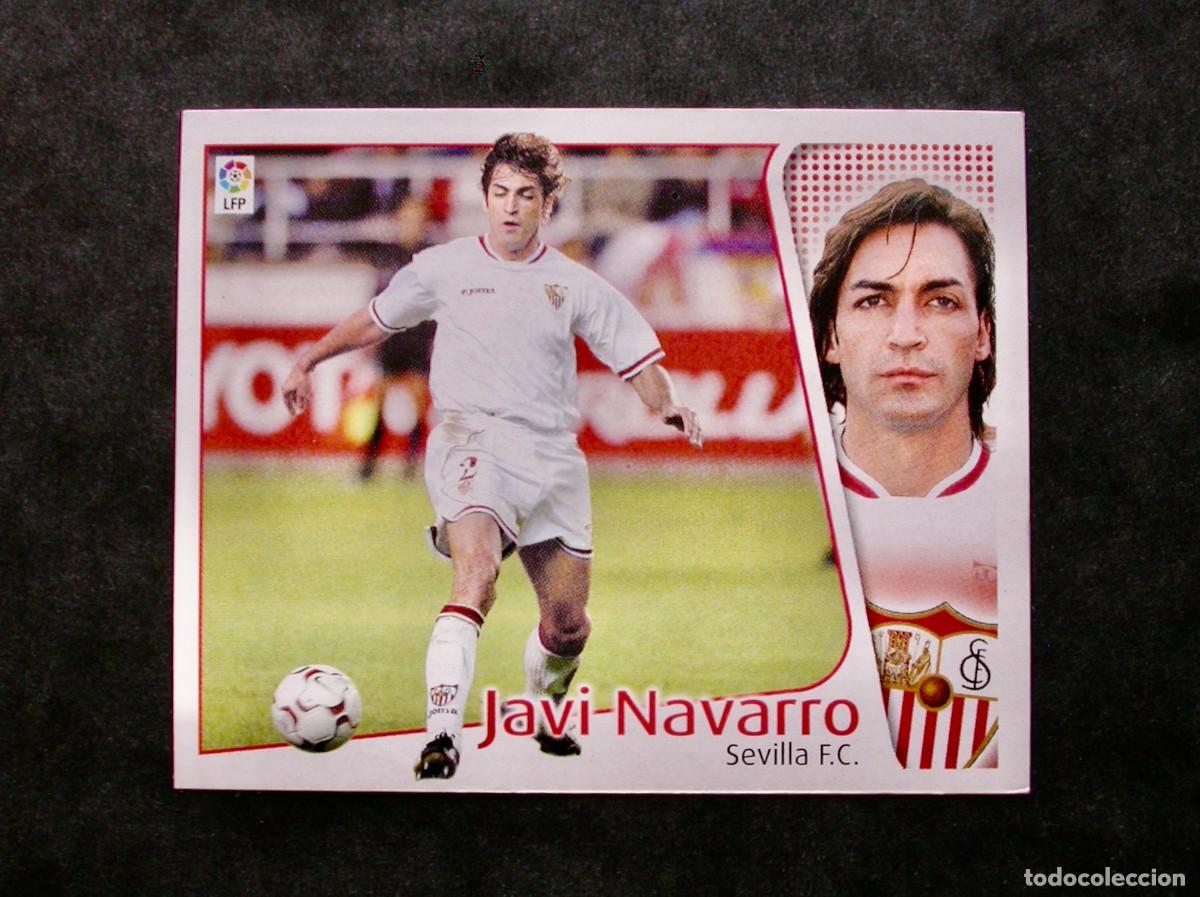 Fu&szlig;ball-Sticker: JAVI NAVARRO / SEVILLA / EDICIONES ESTE LIGA 2004-2005 04-05 / NUNCA PEGADO