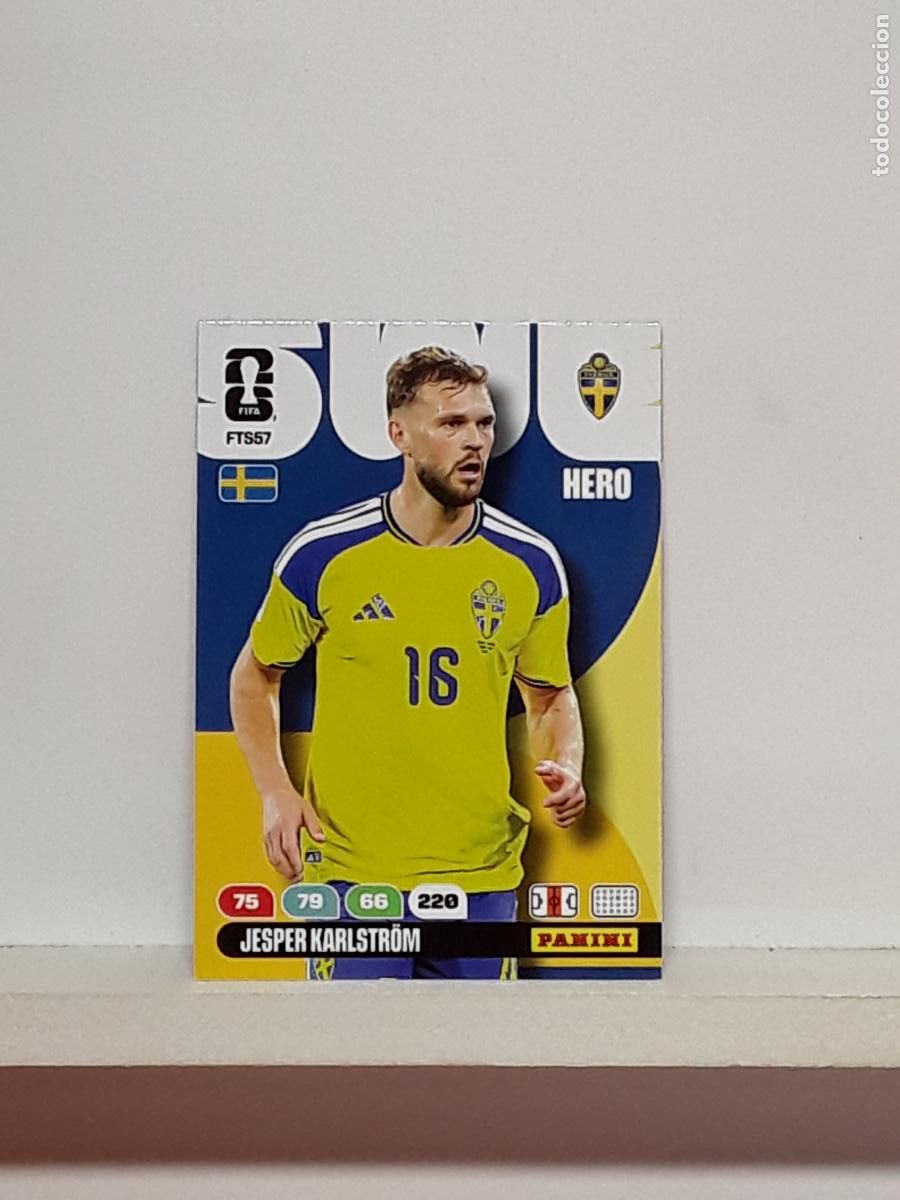Fu&szlig;ball-Sticker: ADRENALYN MUNDIAL 2026 WORLD CUP 26 ALBUM PANINI N FTS57 FTS 57 SUECIA SWEDEN JESPER KARLSTROM