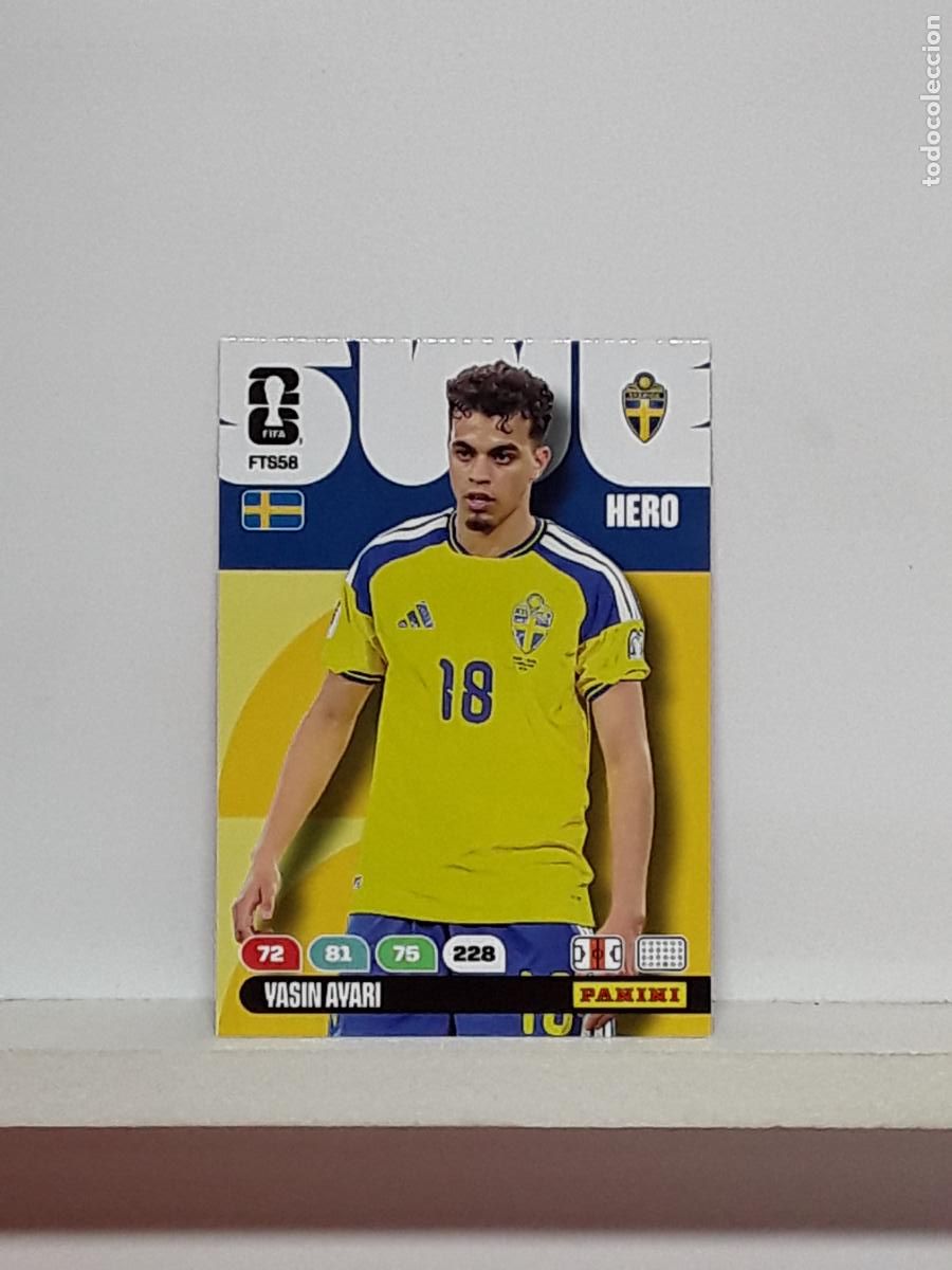 Fu&szlig;ball-Sticker: ADRENALYN MUNDIAL 2026 WORLD CUP 26 ALBUM PANINI N FTS58 FTS 58 SUECIA SWEDEN YASIN AYARI