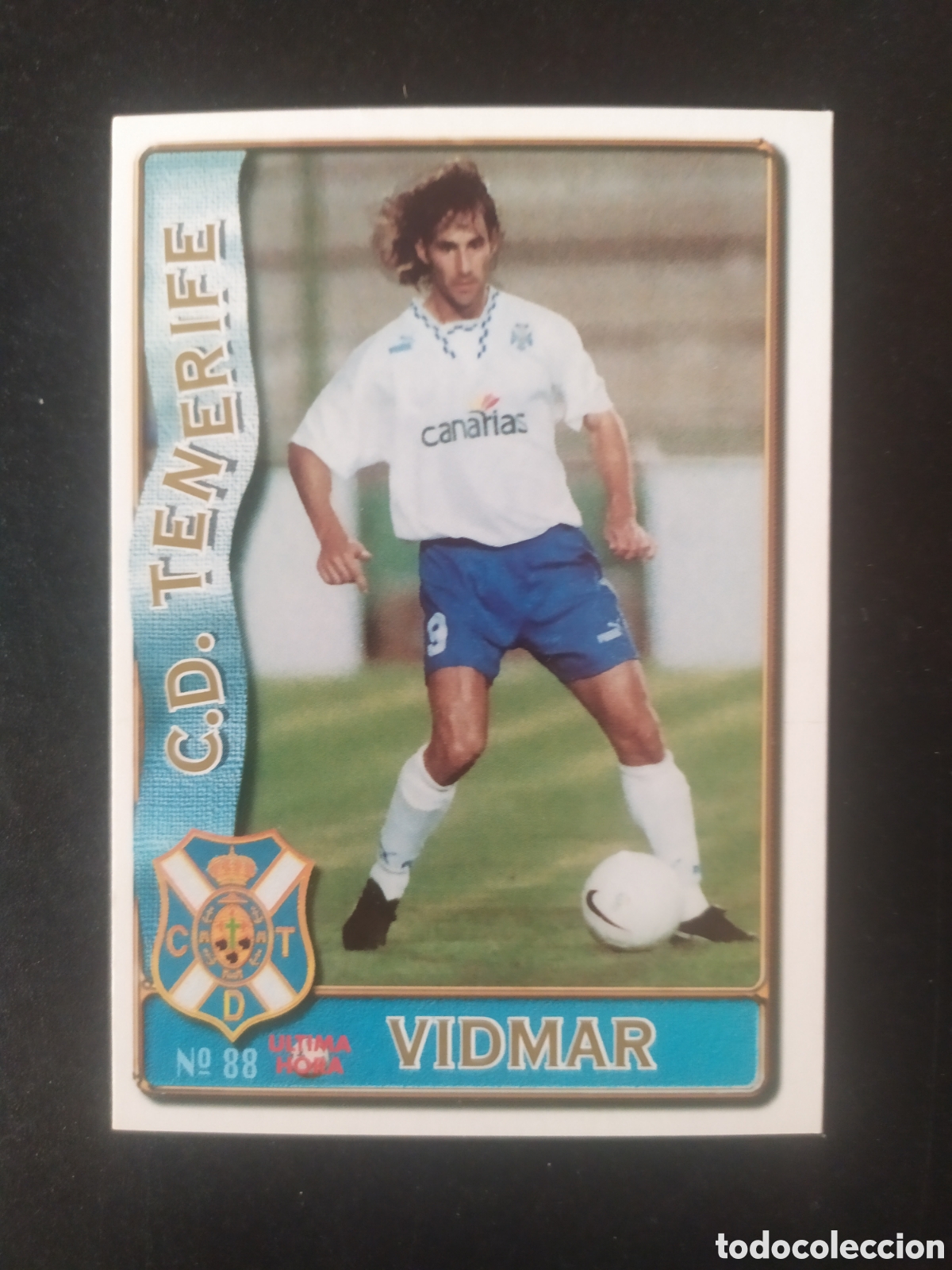 Fu&szlig;ball-Sticker: Mundicromo fichas Liga 1996 1997 96 97 Vidmar ultima hora n&deg; 88 Tenerife