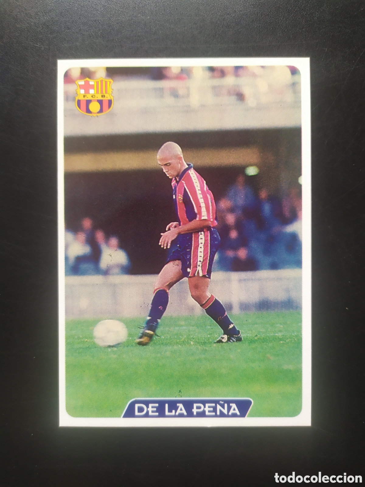Fu&szlig;ball-Sticker: Mundicromo fichas Liga 1995 1996 95 96 De La Pe&ntilde;a n&deg; 68 Barcelona