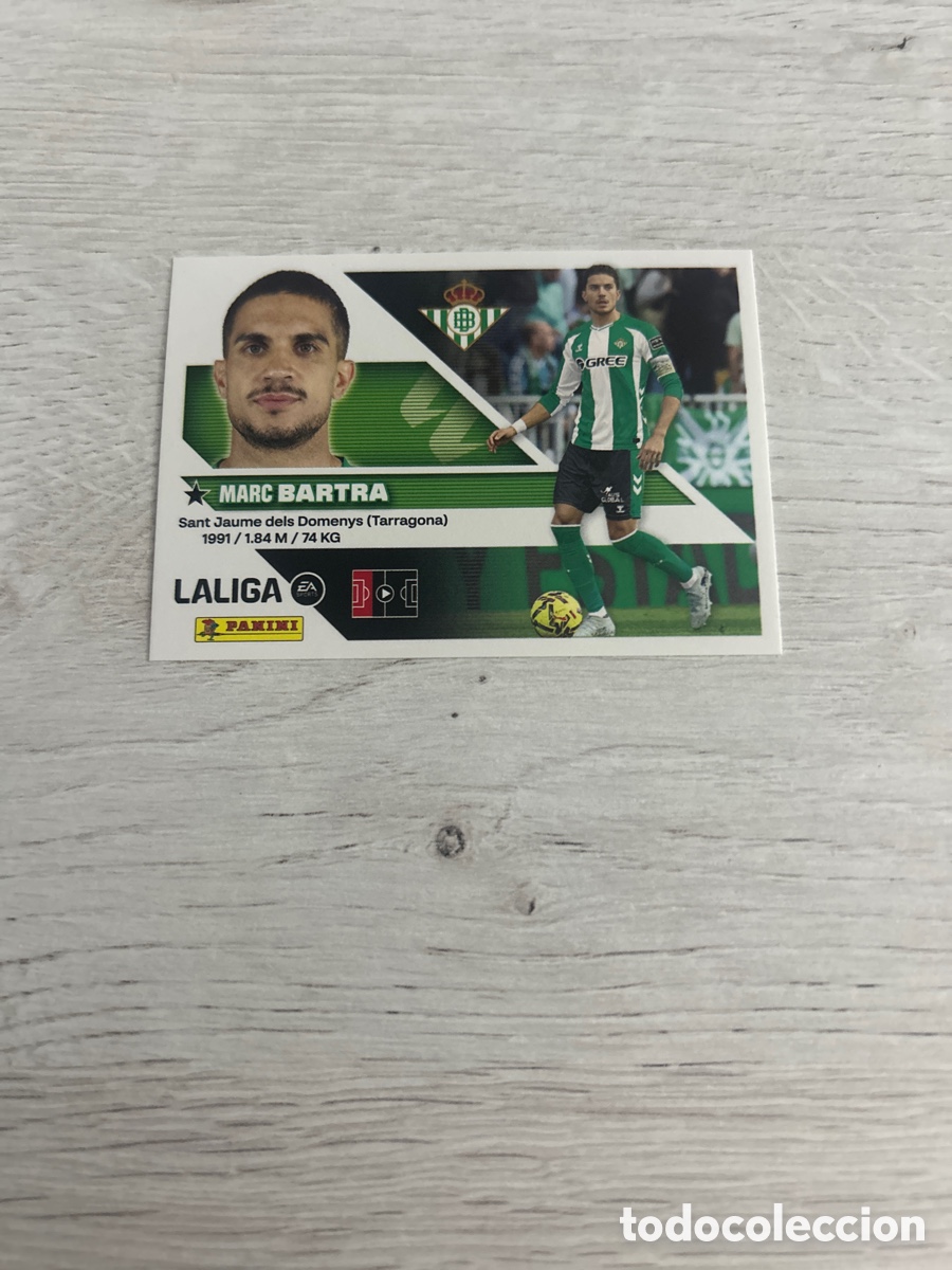 Cromos de f&uacute;tbol: Bartra 7 Betis Liga Este 2026/27 26-27 Panini