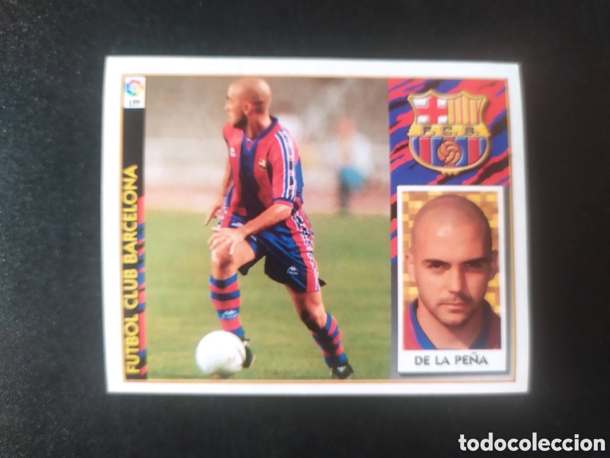 Cromos de f&uacute;tbol: Liga este 1997 1998 97 98 De la Pe&ntilde;a Barcelona