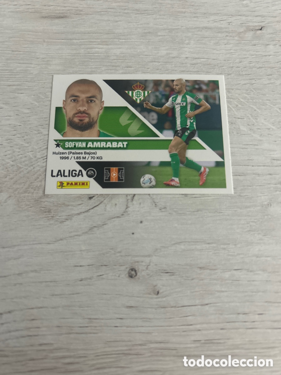 Cromos de f&uacute;tbol: Amrabat 11 Betis Liga Este 2026/27 26-27 Panini