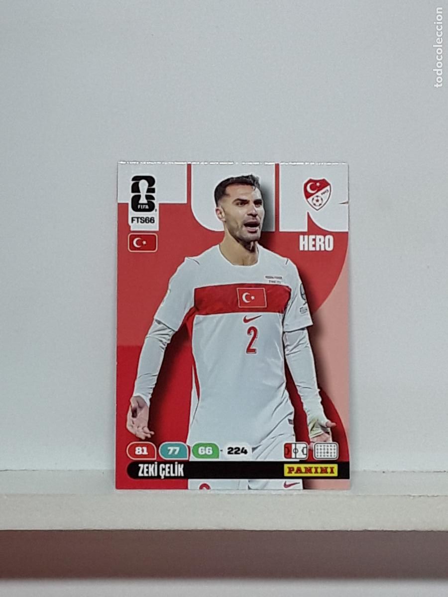 Cromos de f&uacute;tbol: ADRENALYN MUNDIAL 2026 WORLD CUP 26 ALBUM PANINI N FTS66 FTS 66 TURQUIA ZEKI &Ccedil;ELIK